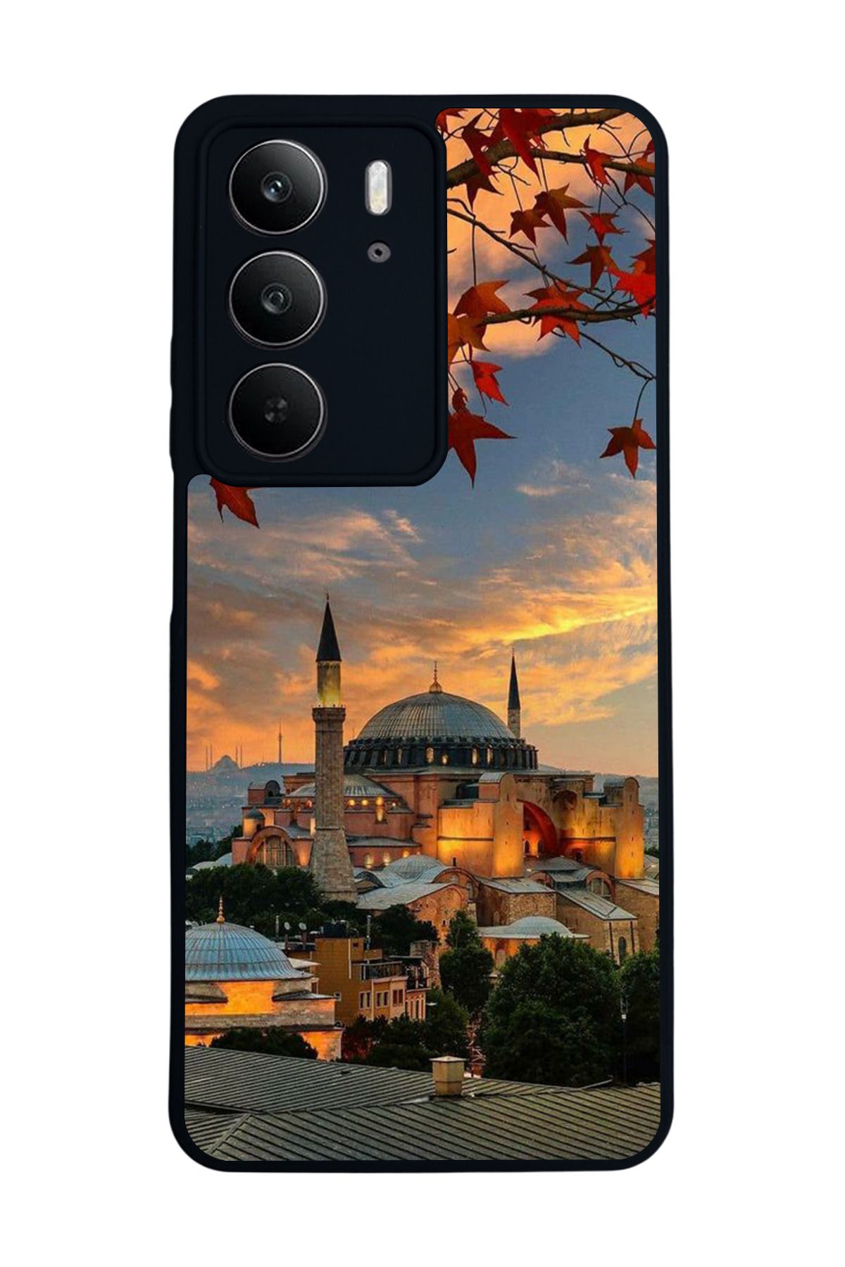 realme C75 Mat Uyumlu Siyah Kılıf – Yumuşak Silikon, Koruyucu, Şok Emici Kapak