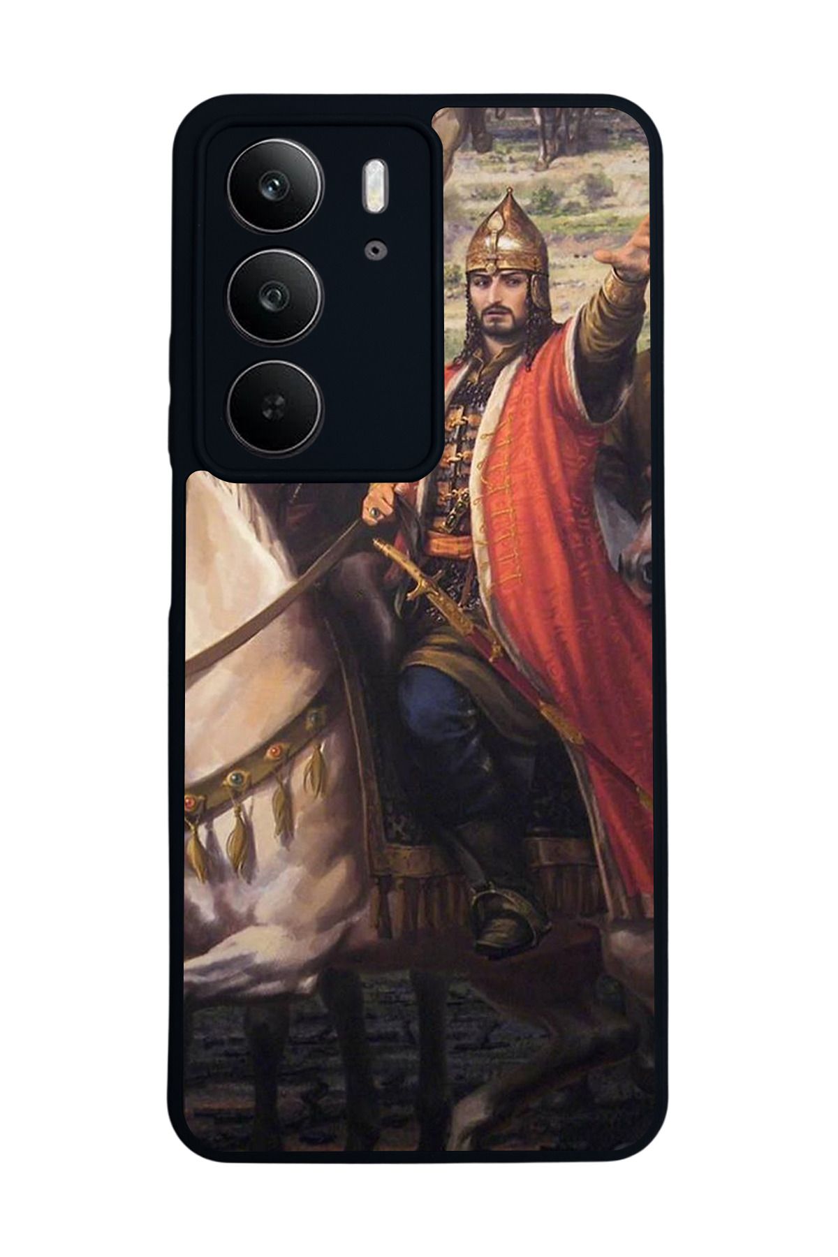 realme C75 Mat Uyumlu Siyah Kılıf – Yumuşak Silikon, Koruyucu, Şok Emici Kapak