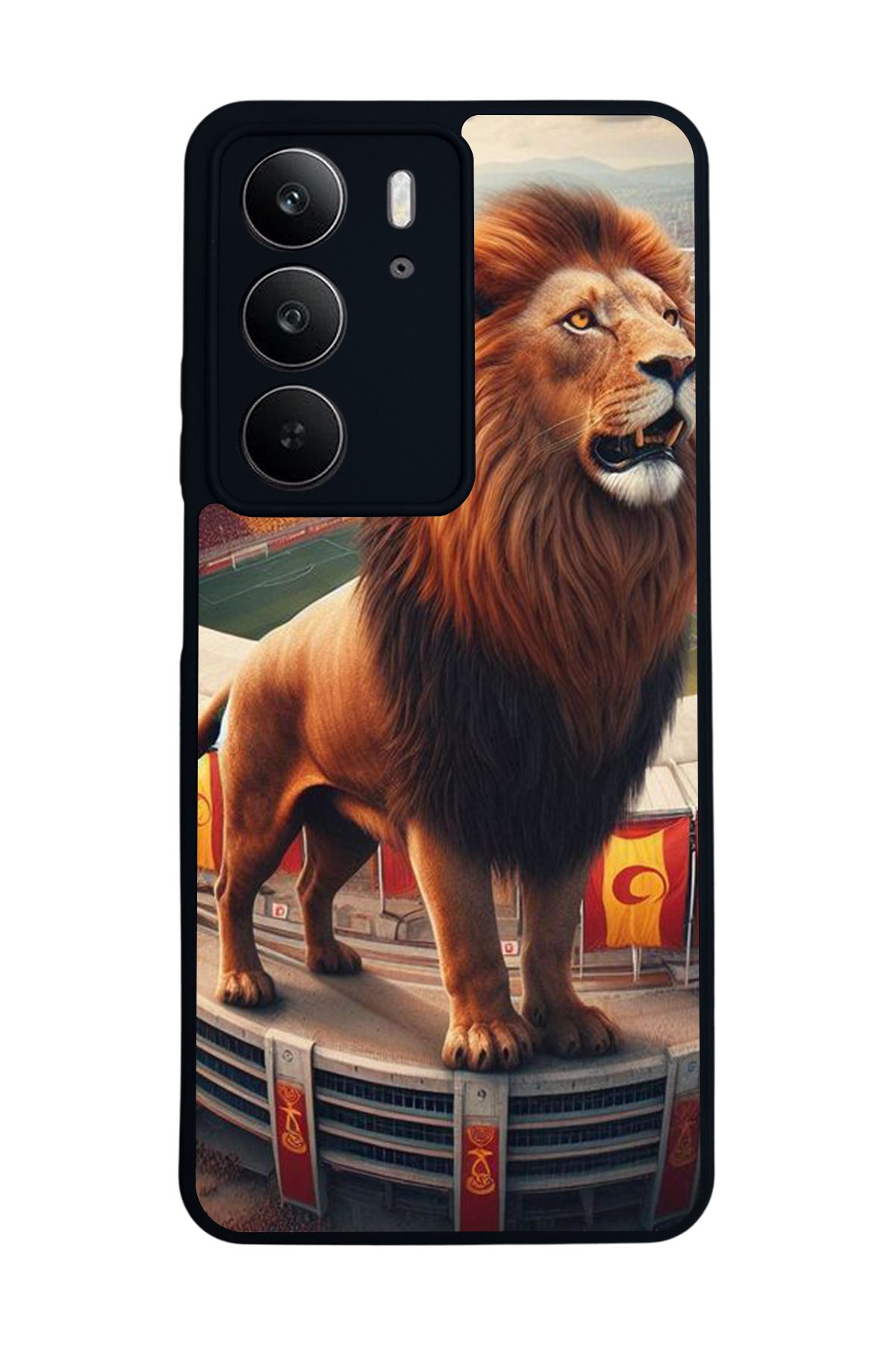 realme C75 Mat Uyumlu Siyah Kılıf – Yumuşak Silikon, Koruyucu, Şok Emici Kapak