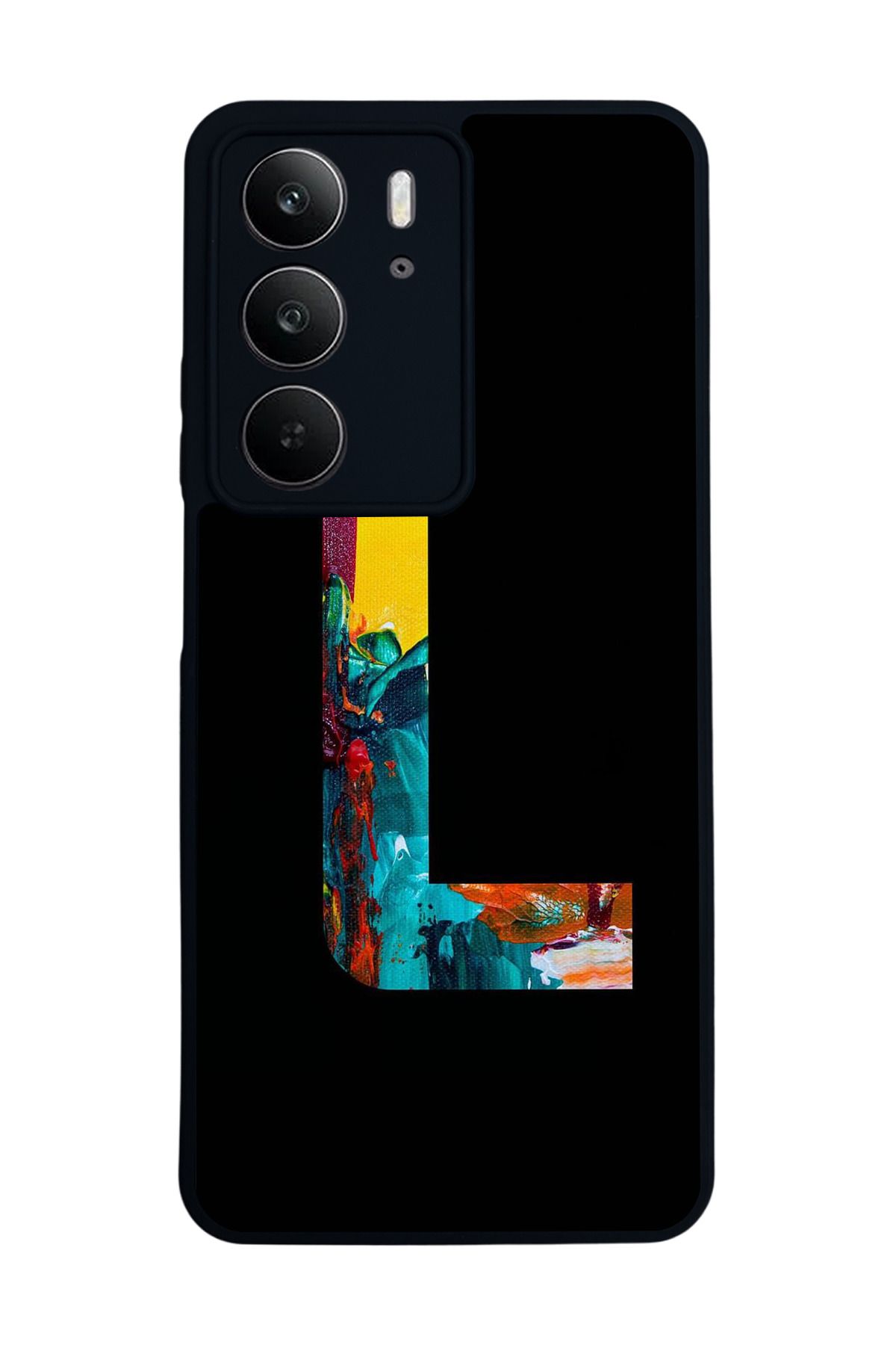 realme C75 Mat Uyumlu Siyah Kılıf – Yumuşak Silikon, Koruyucu, Şok Emici Kapak