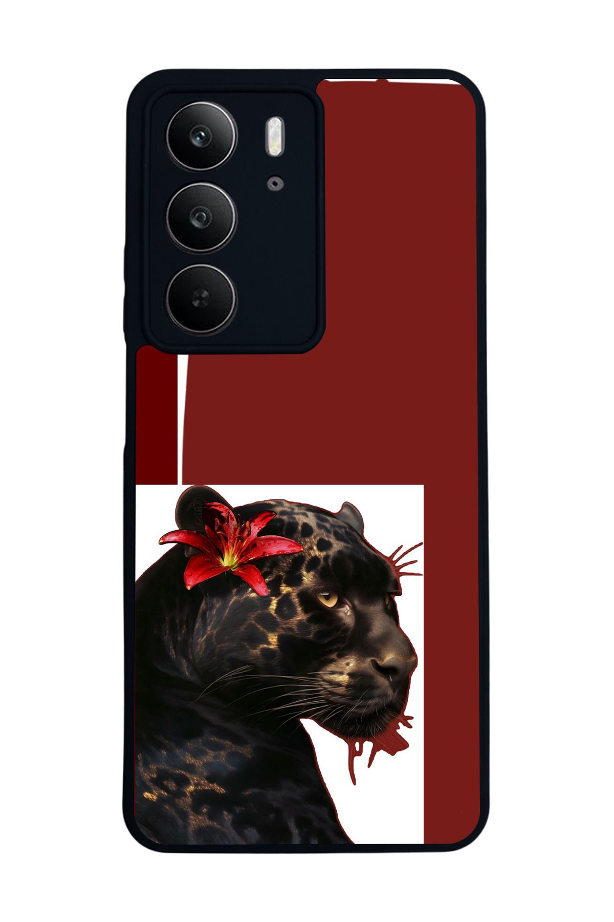 realme C75 Mat Uyumlu Siyah Kılıf – Yumuşak Silikon, Koruyucu, Şok Emici Kapak
