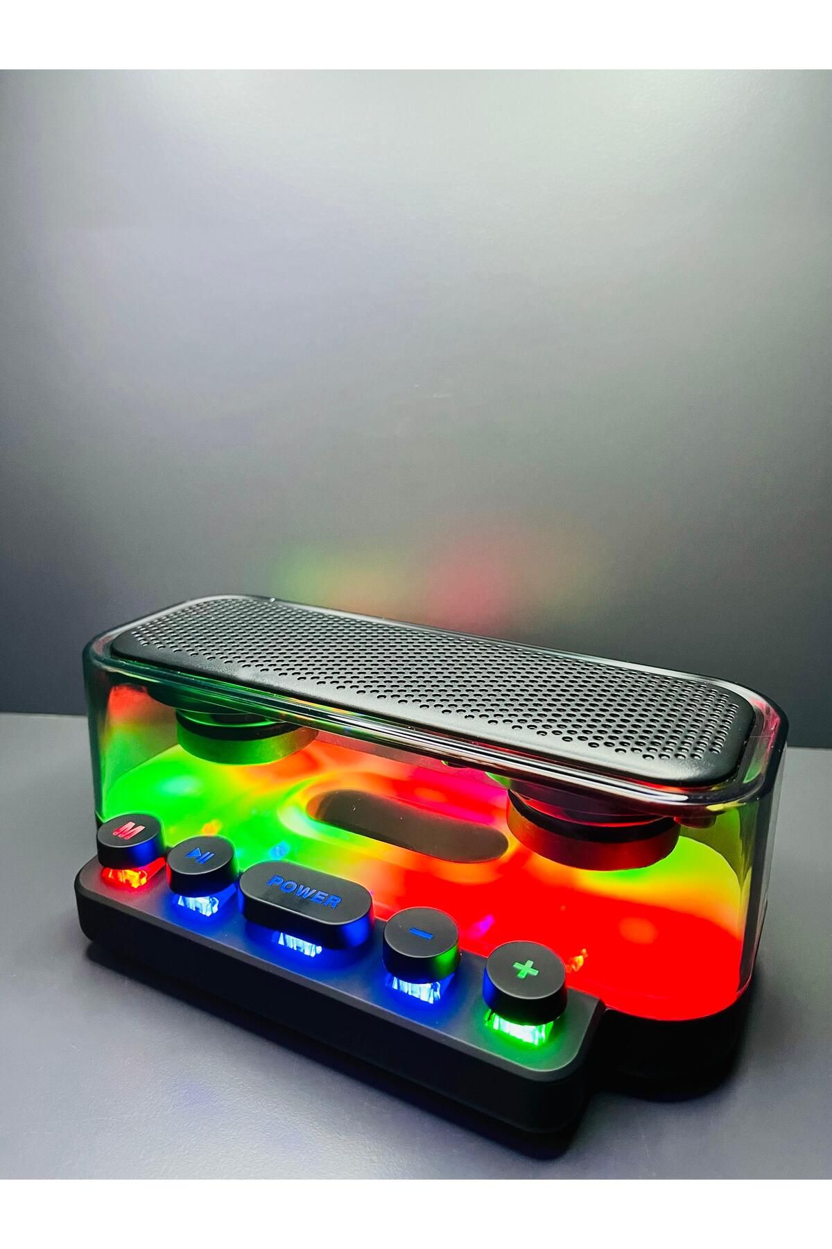 doğan hediyelik Led Işıklı Radyo Sd Kart Özellikli Bluetooth Hoparlör