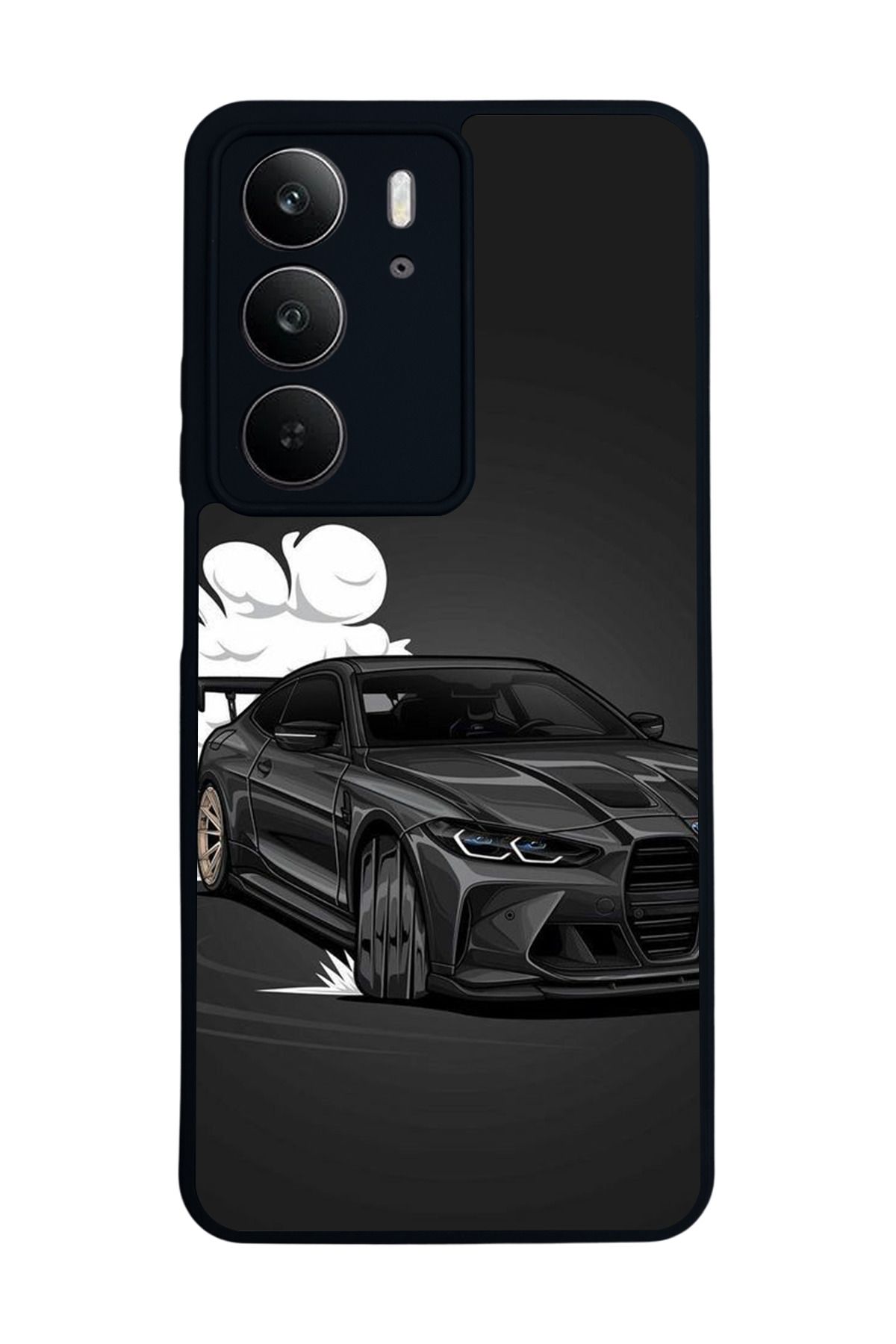realme C75 Mat Uyumlu Siyah Kılıf – Yumuşak Silikon, Koruyucu, Şok Emici Kapak
