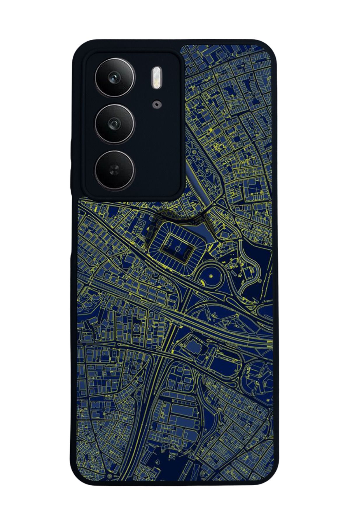 realme C75 Mat Uyumlu Siyah Kılıf – Yumuşak Silikon, Koruyucu, Şok Emici Kapak