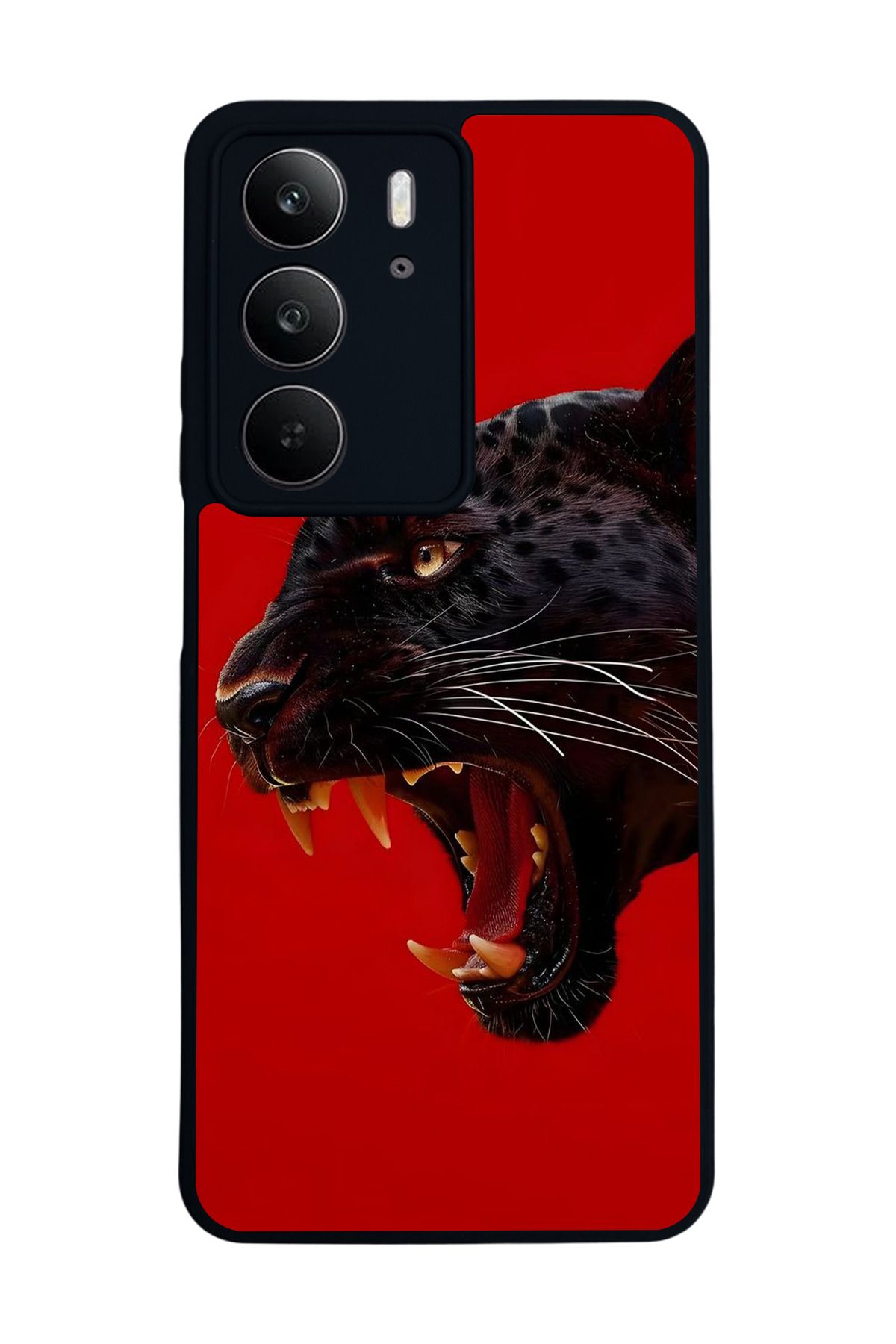 realme C75 Mat Uyumlu Siyah Kılıf – Yumuşak Silikon, Koruyucu, Şok Emici Kapak
