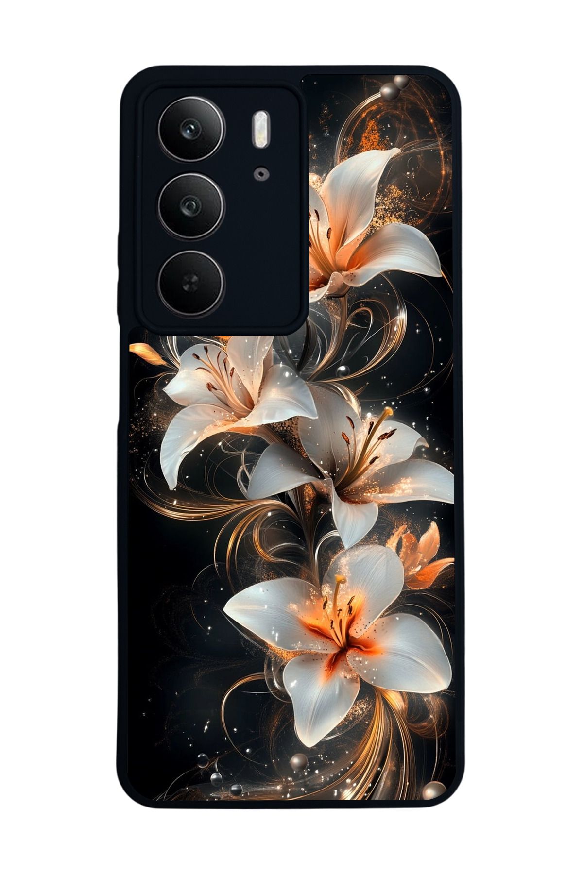 realme C75 Mat Uyumlu Siyah Kılıf – Yumuşak Silikon, Koruyucu, Şok Emici Kapak