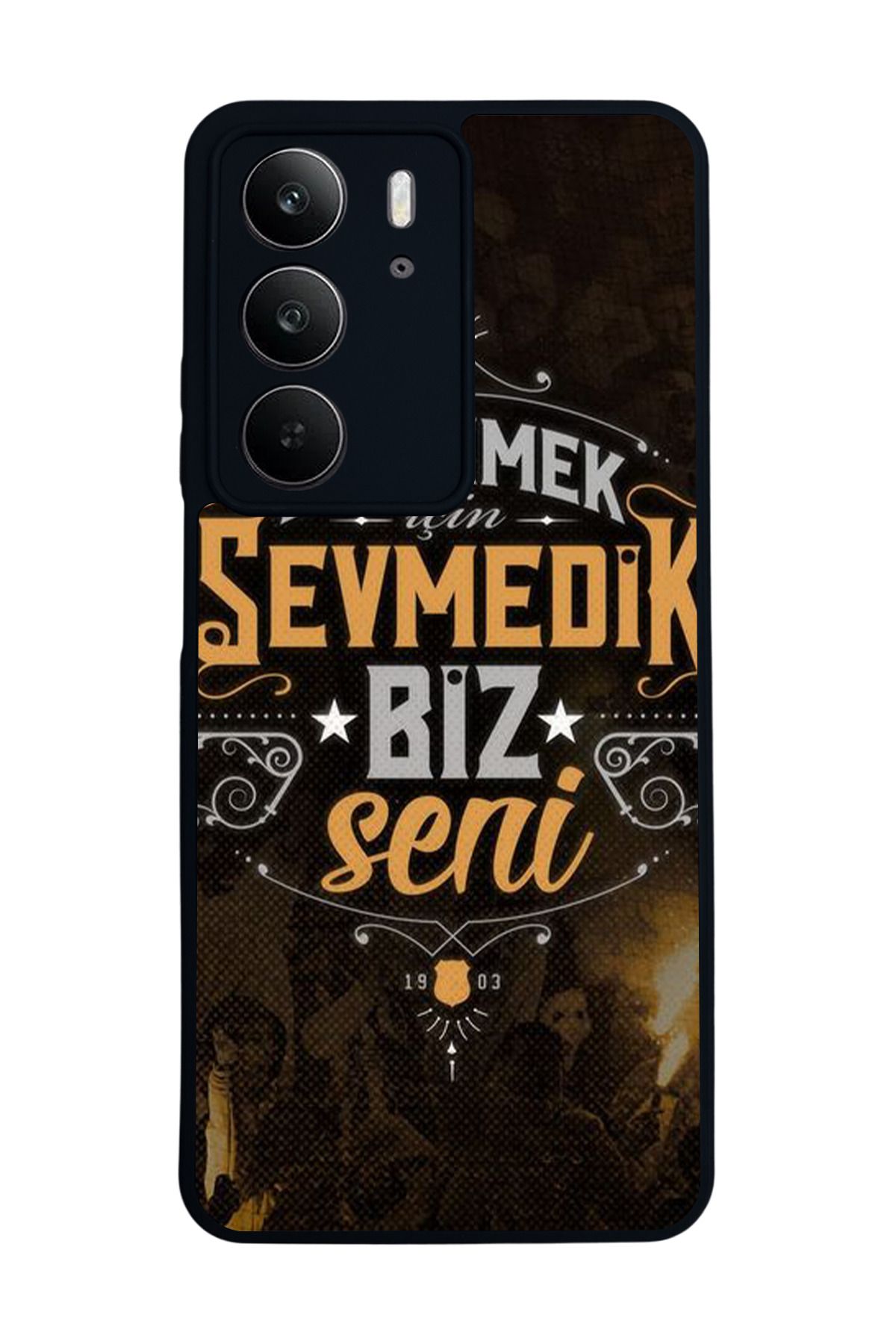 realme C75 Mat Uyumlu Siyah Kılıf – Yumuşak Silikon, Koruyucu, Şok Emici Kapak