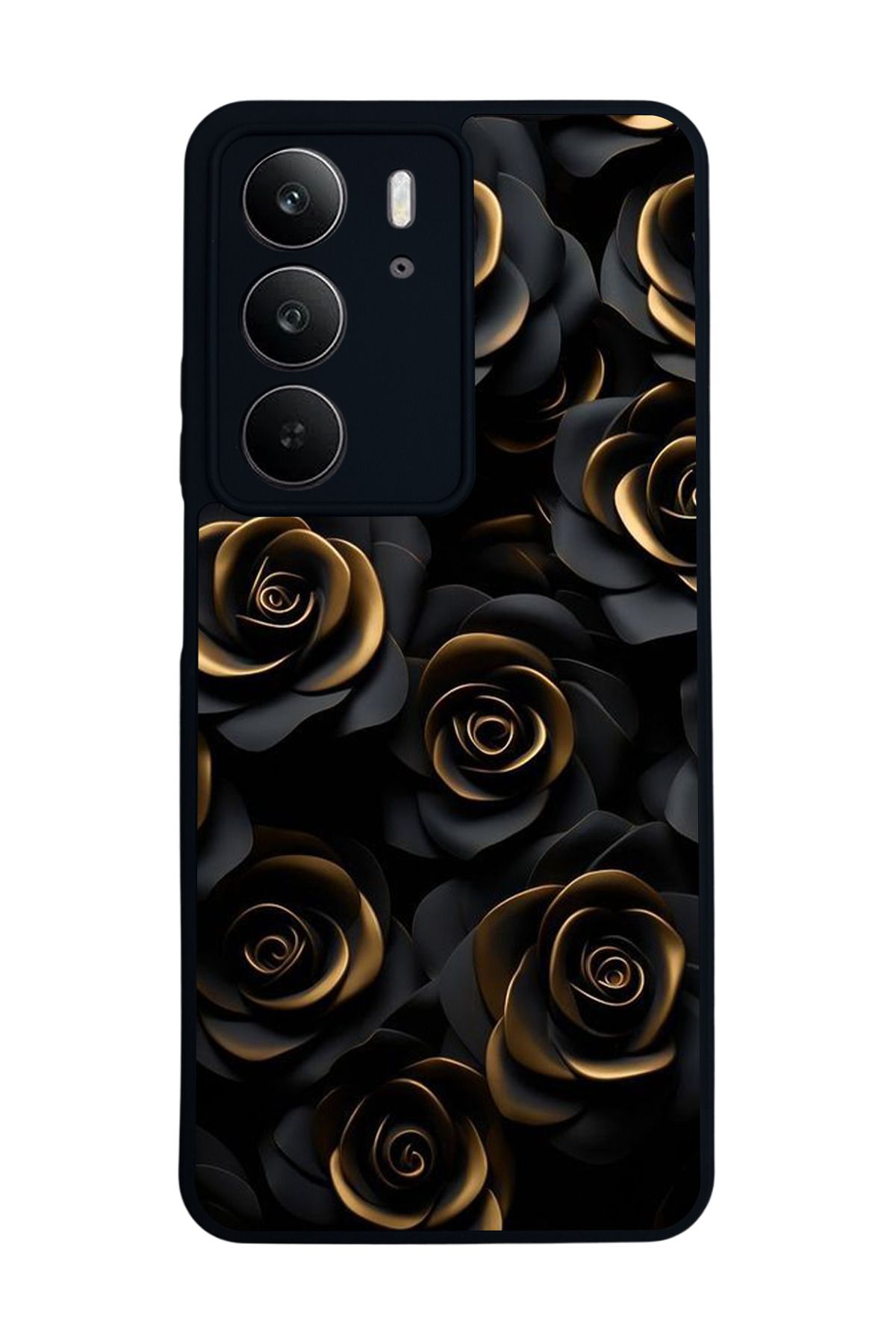 realme C75 Mat Uyumlu Siyah Kılıf – Yumuşak Silikon, Koruyucu, Şok Emici Kapak