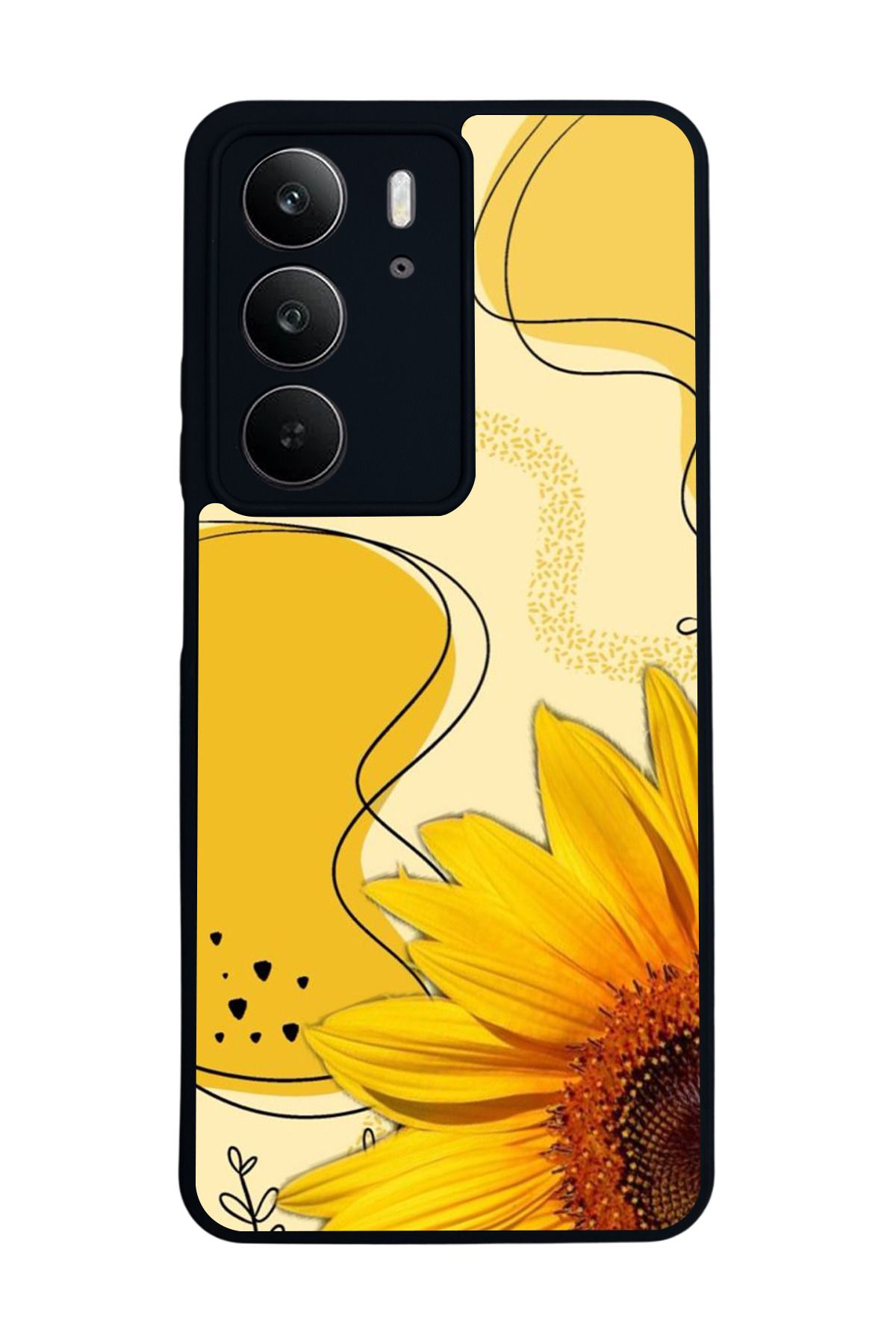realme C75 Mat Uyumlu Siyah Kılıf – Yumuşak Silikon, Koruyucu, Şok Emici Kapak