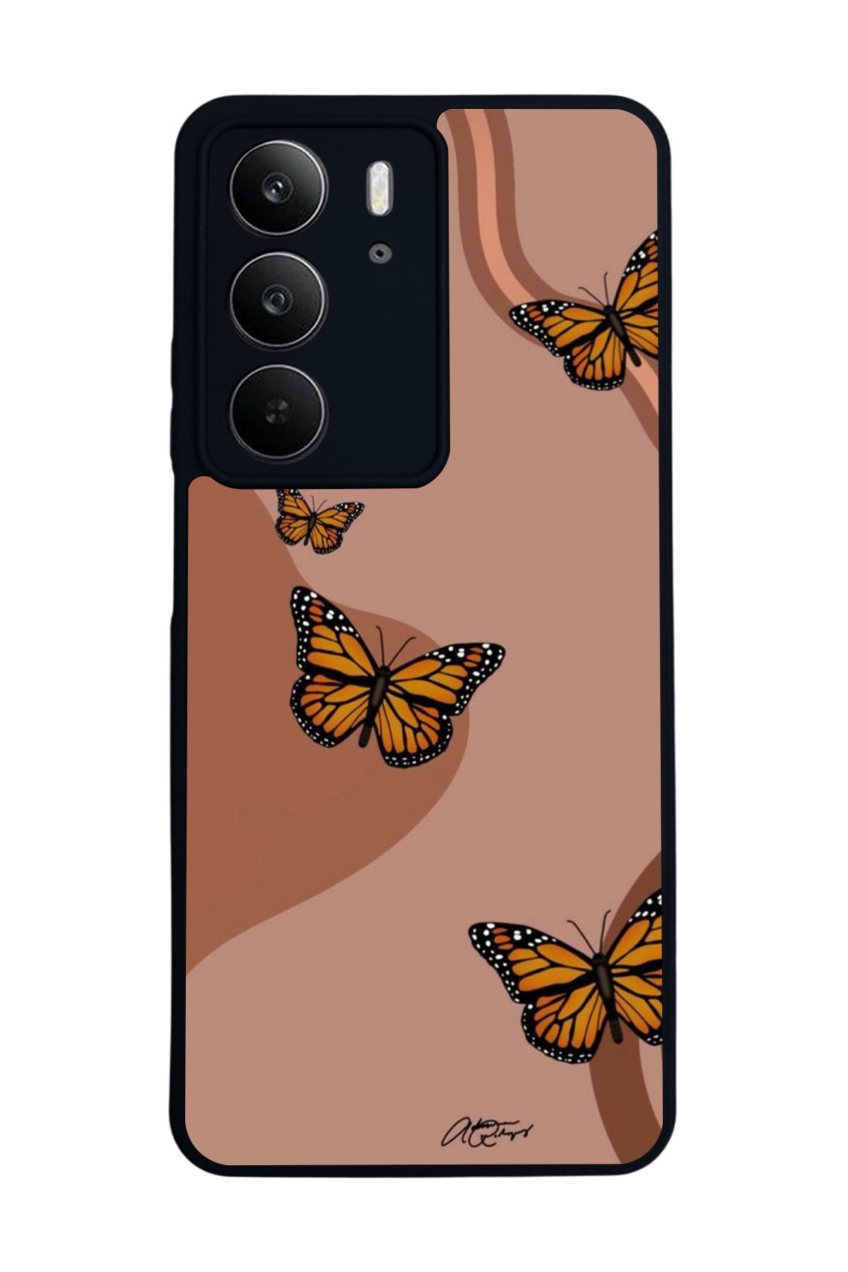 realme C75 Mat Uyumlu Siyah Kılıf – Yumuşak Silikon, Koruyucu, Şok Emici Kapak