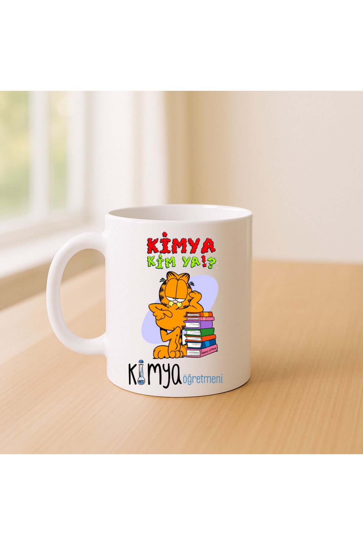 Er-Se Tasarım Kimya Öğretmeni Kupa Bardak 09, Öğretmenler Gününe Özel Kupa Bardak Öğretmene Hediye Kupa