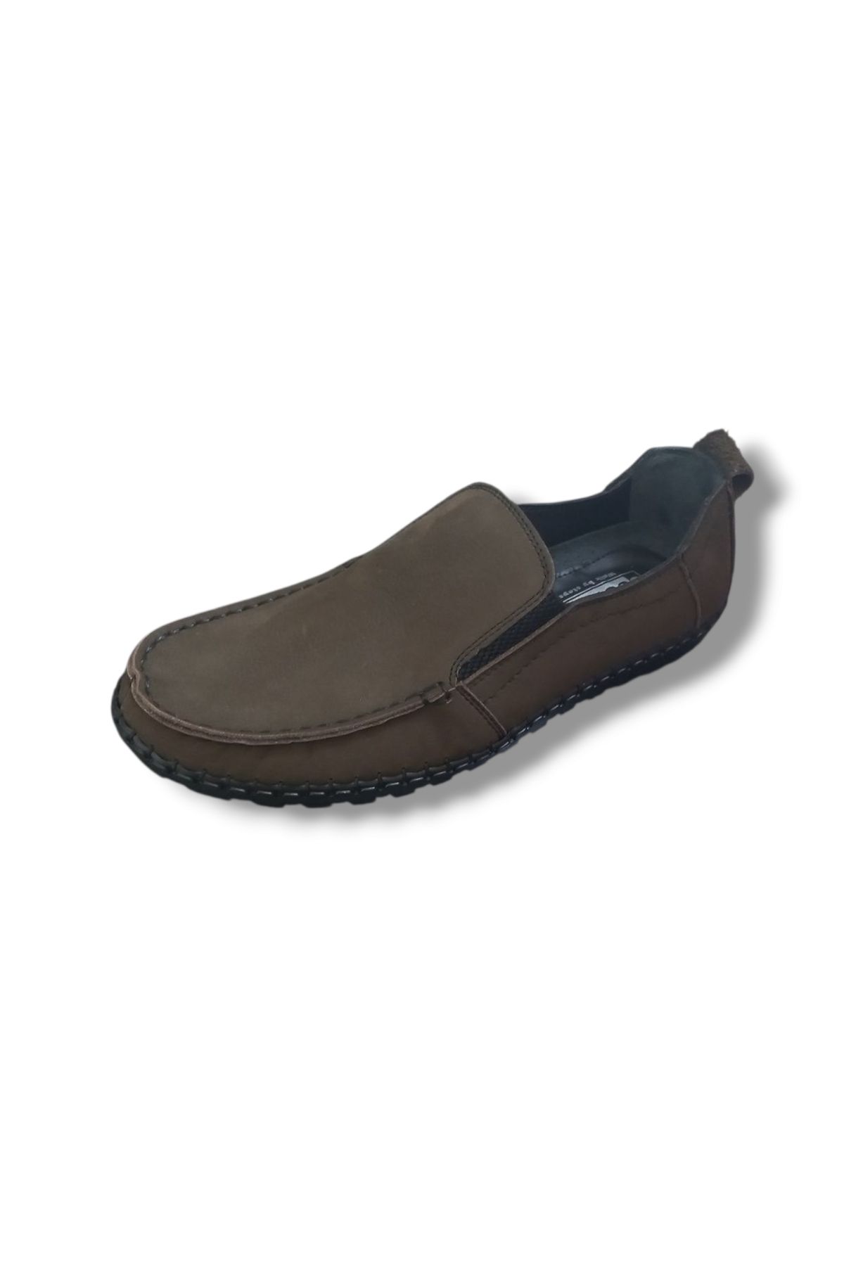 Growish GR0321 Hakiki Nubuk Deri Günlük Kullanım Bağcıksız Loafer Erkek Ayakkabı