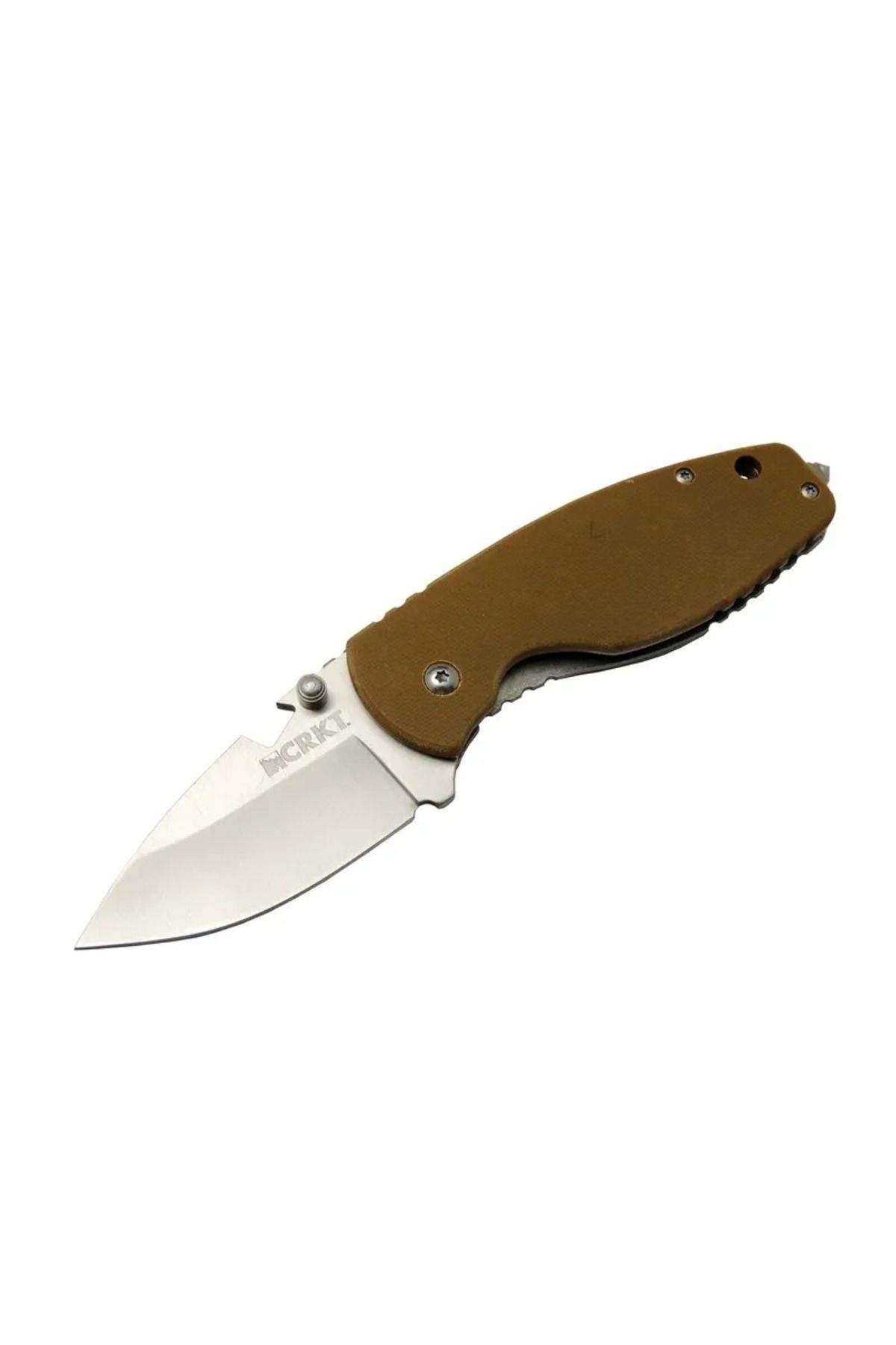 Fixport Crkt 3329 BRW Heat Kamp Çakı 18cm - Metal Sap, Kılıflı, Açacaklı, Perçinli