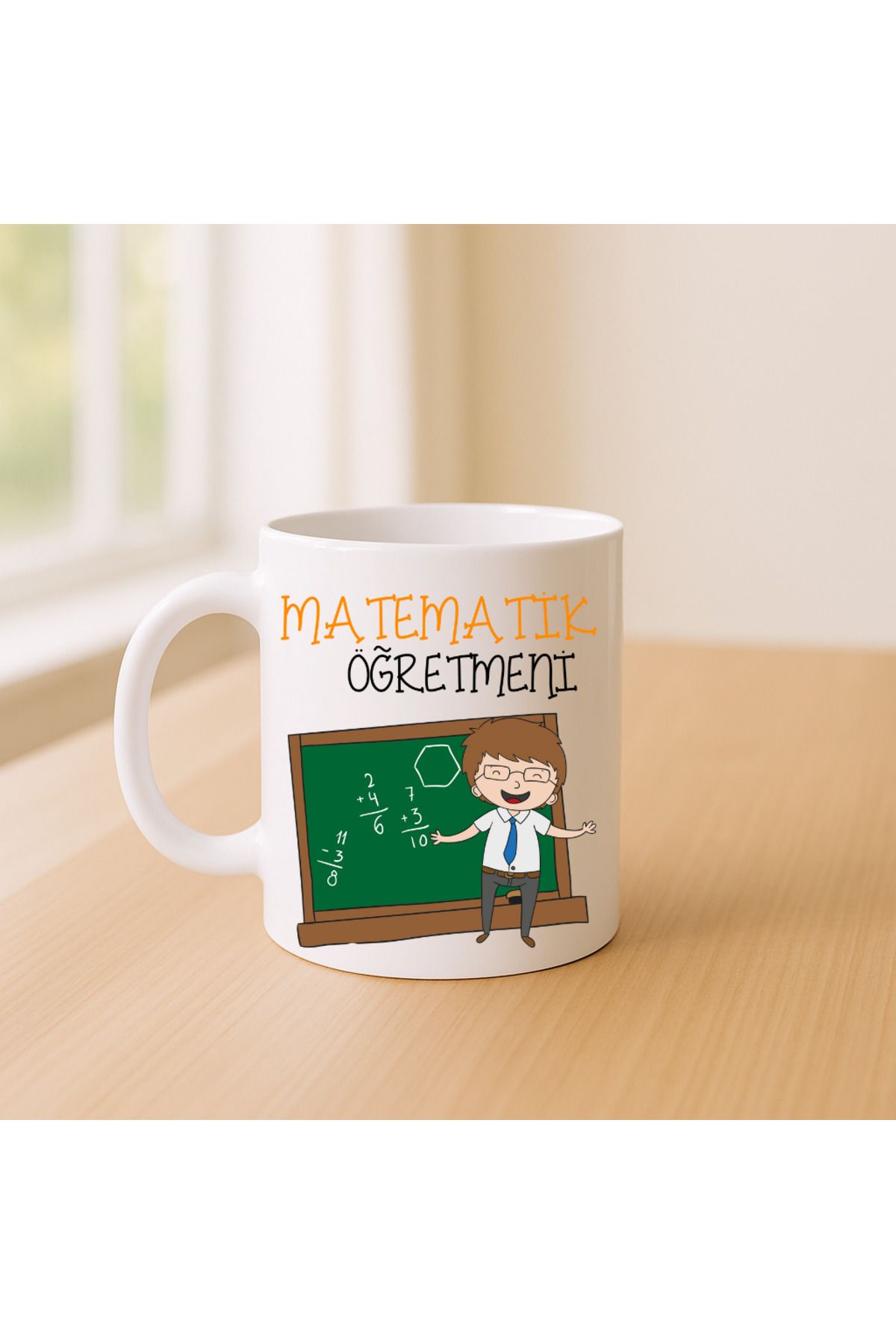 Er-Se Tasarım Matematik Öğretmeni Kupa Bardak 09, Öğretmenler Gününe Özel Kupa Bardak Öğretmene Hediye Kupa