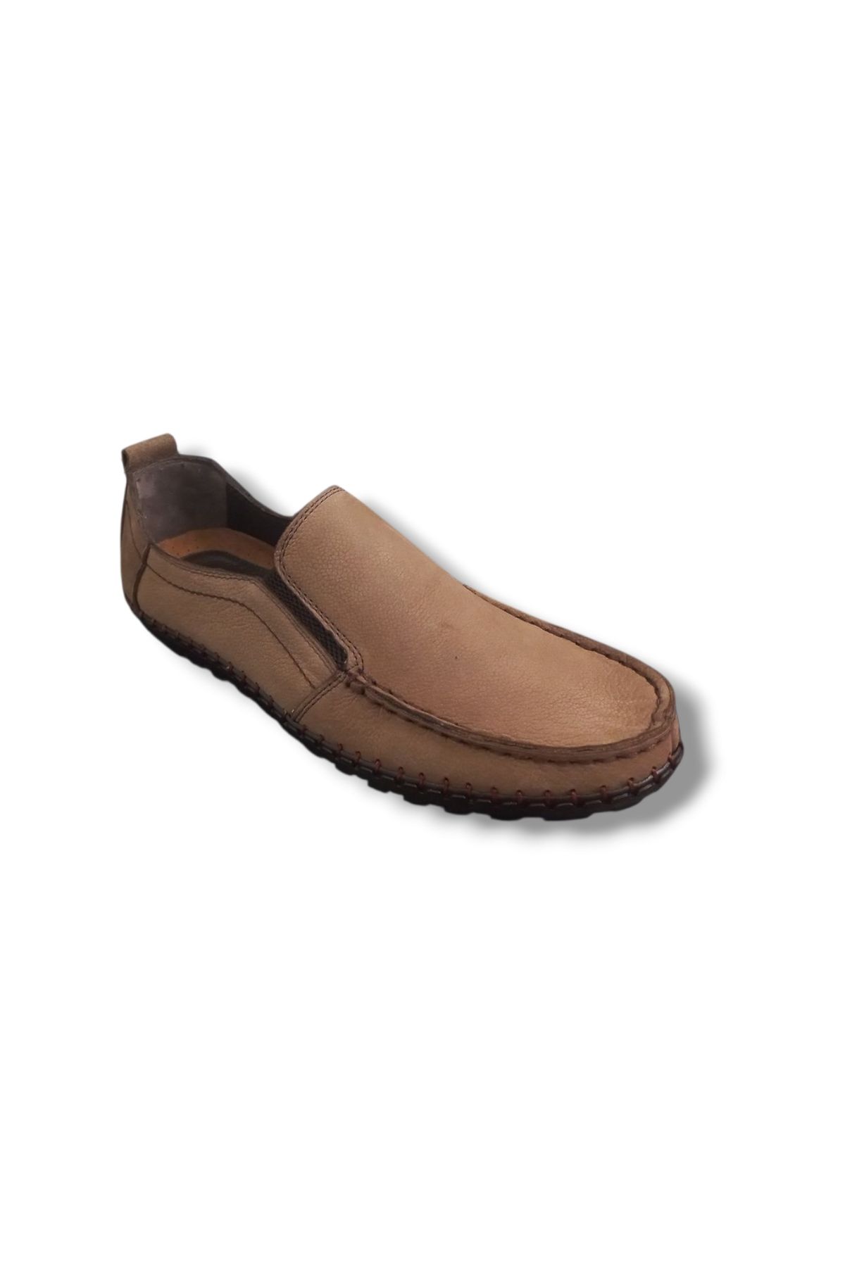 Growish GR0319 Hakiki Nubuk Deri Günlük Kulllanım Bağcıksız Loafer Erkek Ayakkabı
