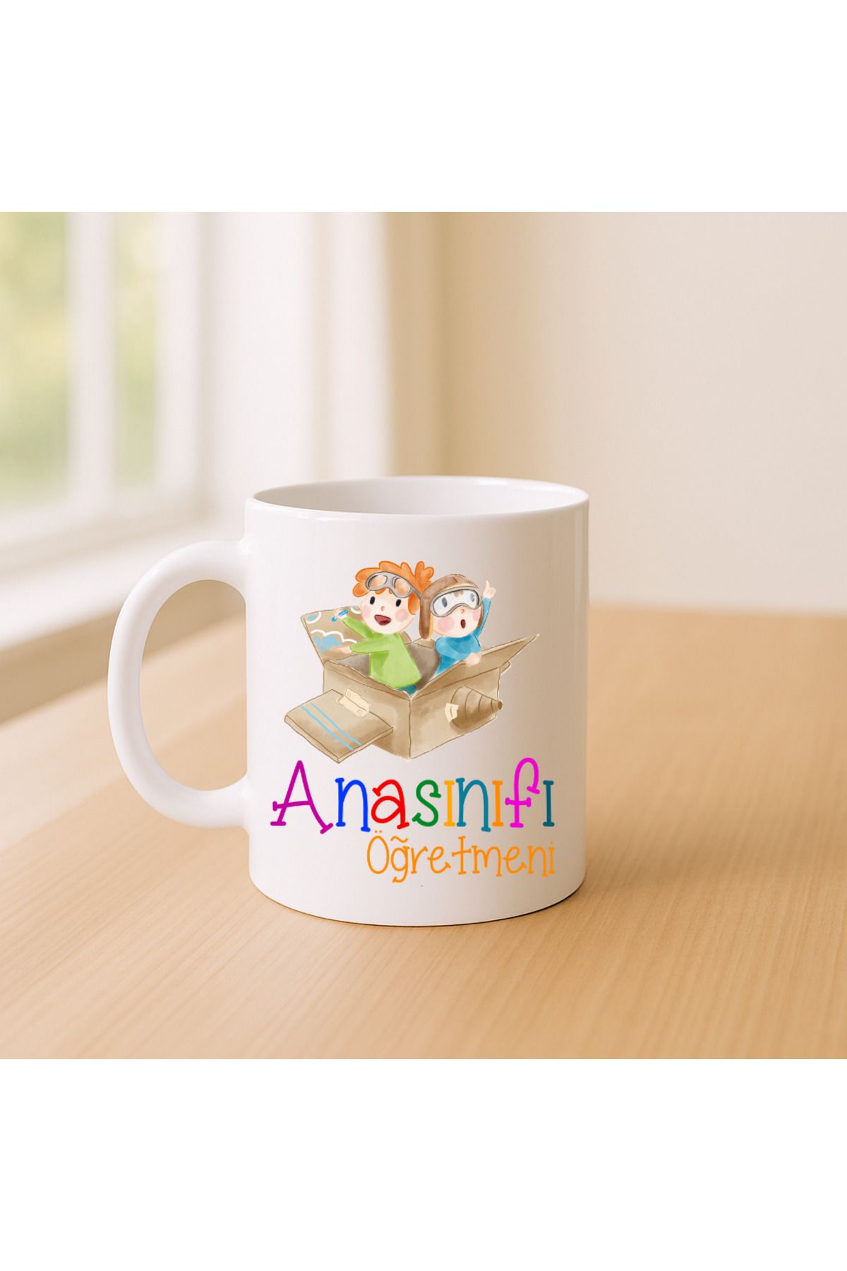 Er-Se Tasarım Ana Sınıfı Öğretmeni Kupa Bardak 02, Öğretmenler Gününe Özel Kupa Bardak, Öğretmene Hediye Kupa