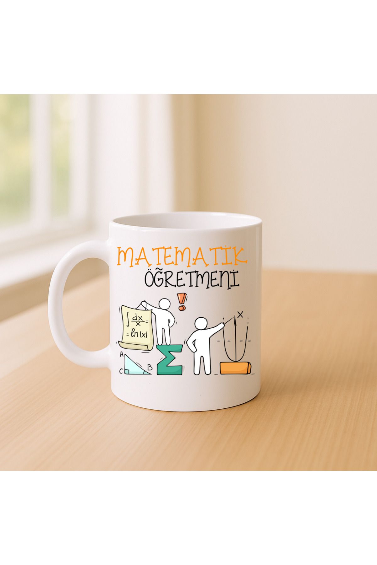 Er-Se Tasarım Matematik Öğretmeni Kupa Bardak 05, Öğretmenler Gününe Özel Kupa Bardak Öğretmene Hediye Kupa