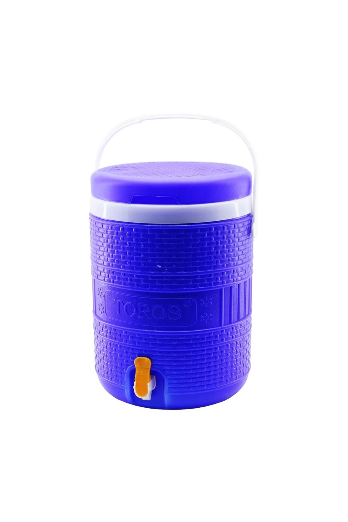 FTT SHOPPING MARKET Toros 20lt Yuvarlak Termos Mavi Plastik Musluklu - Taşıma Kulplu Brkt-504217
