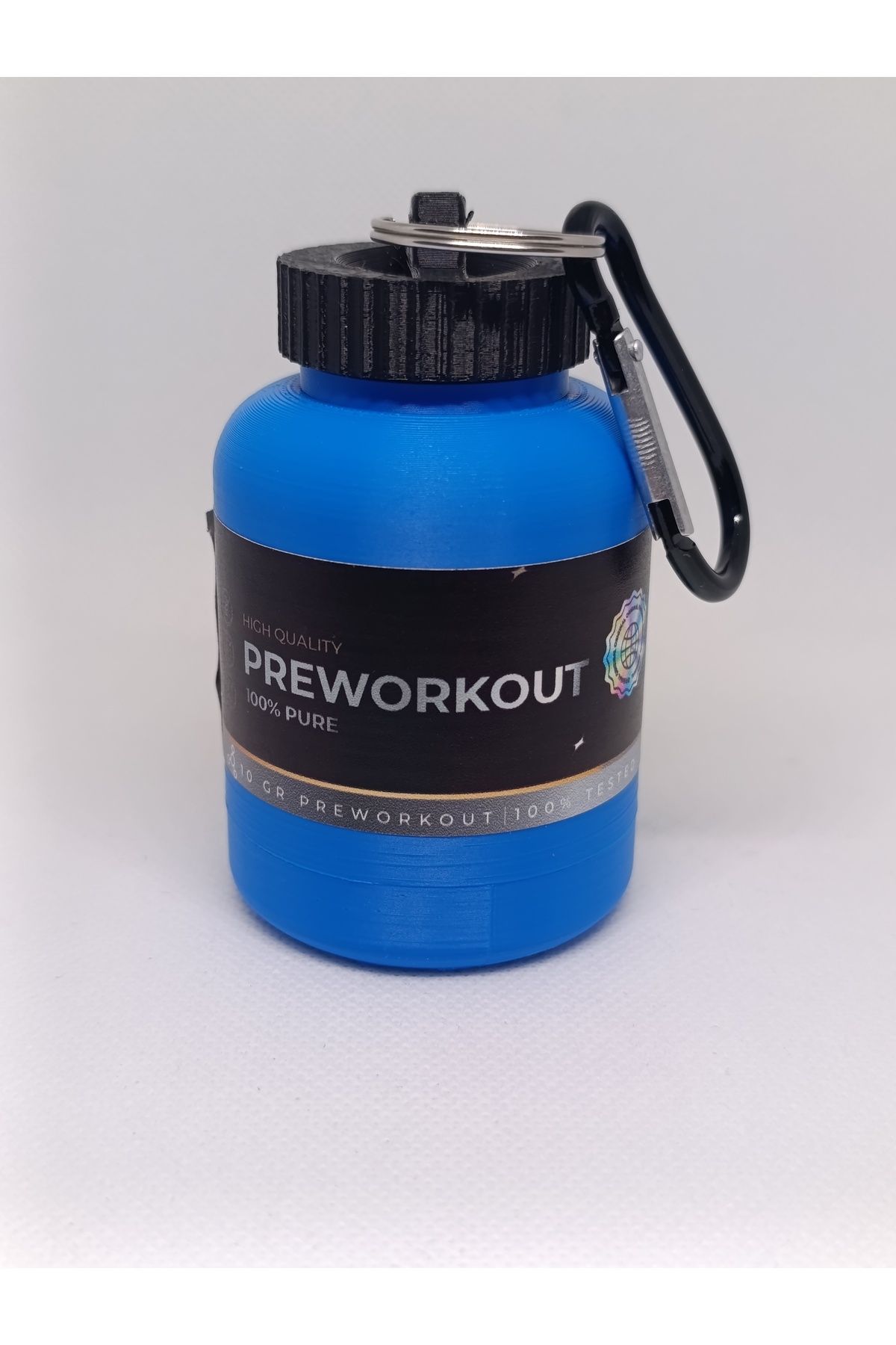 NozzleCraft Preworkout Toz Saklama Hunisi – 30g | Karabinalı