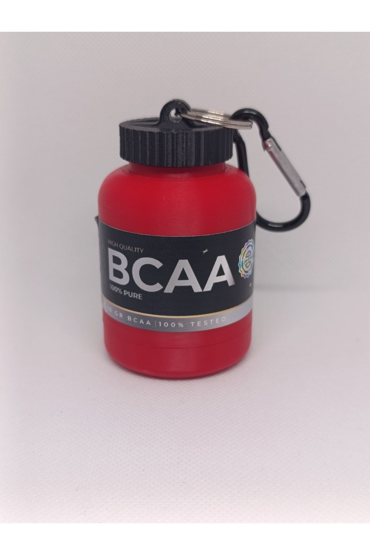 NozzleCraft BCAA Toz Saklama Hunisi – 30g | Karabinalı