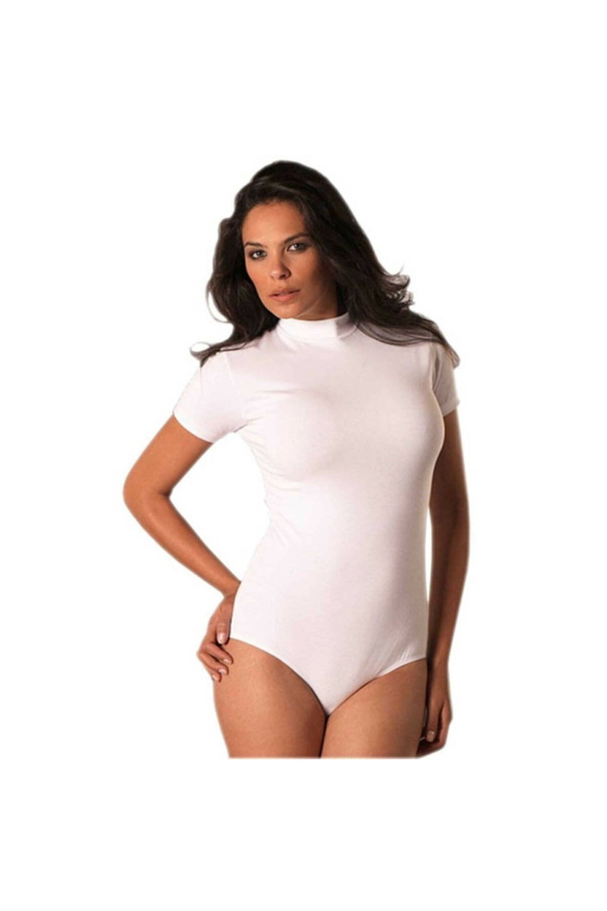 Narnuga Balıkçı Yaka Kısa Kollu Body 4056
