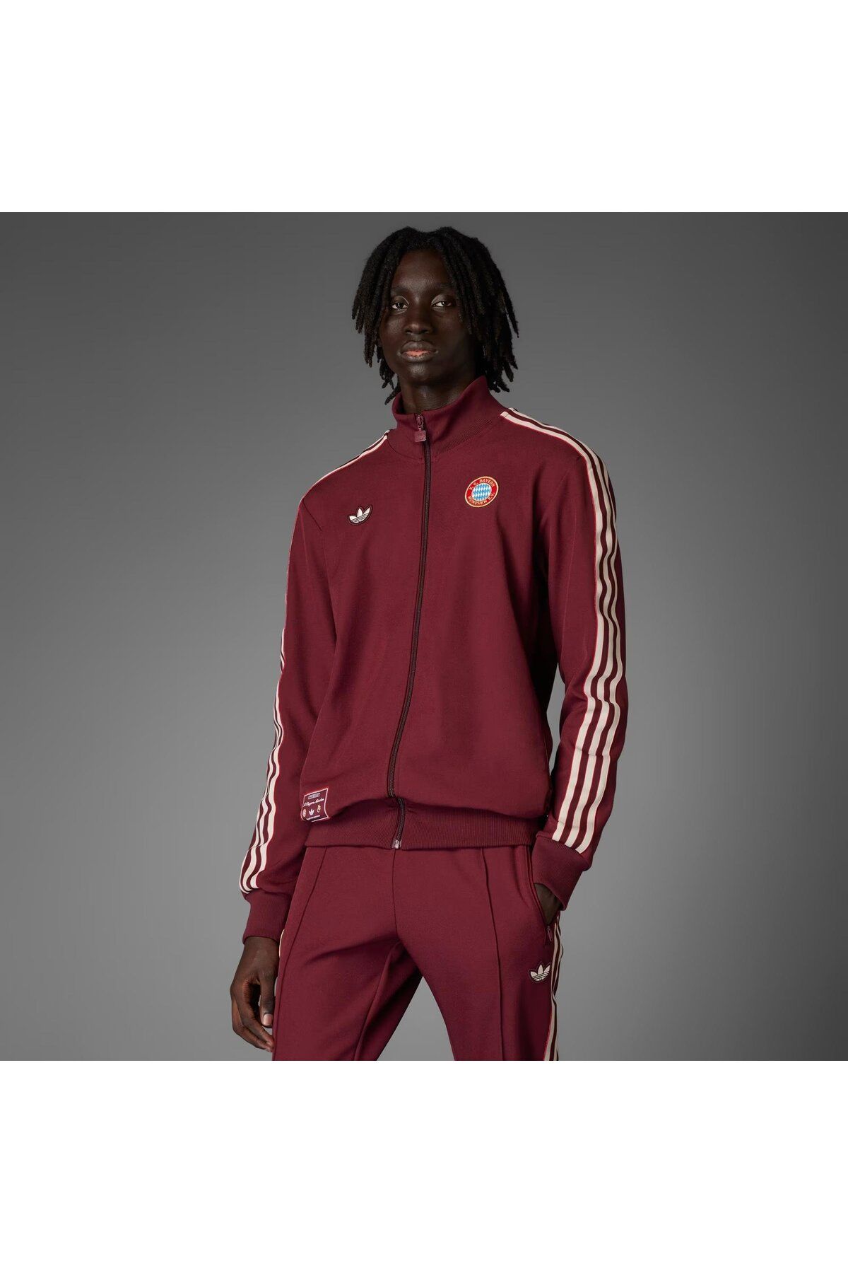 adidas FC Bayern Terrace Icons Erkek Sweatshirt