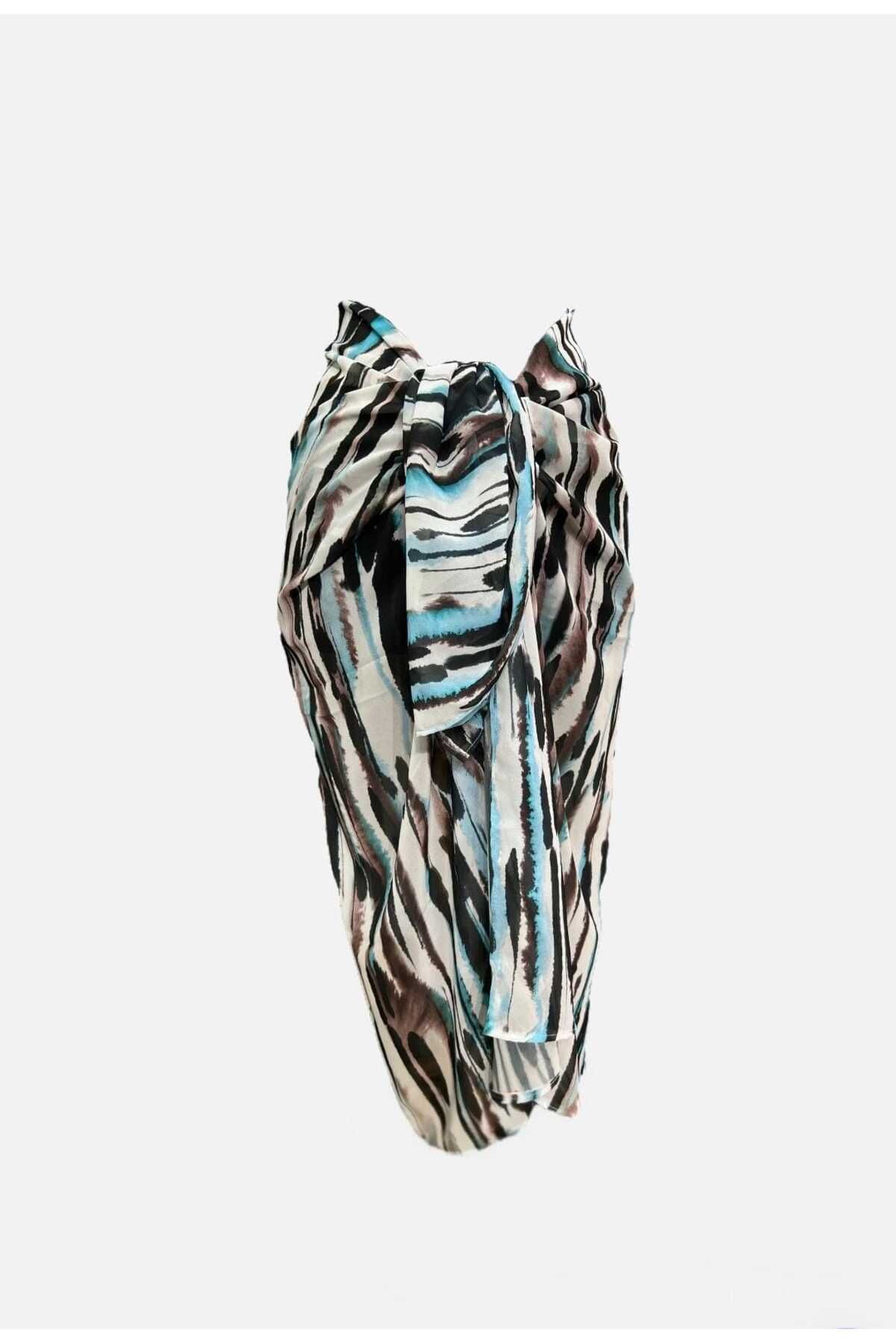 Niceboutique Belden Bağlamalı Şifon Pareo (150cmx100cm)