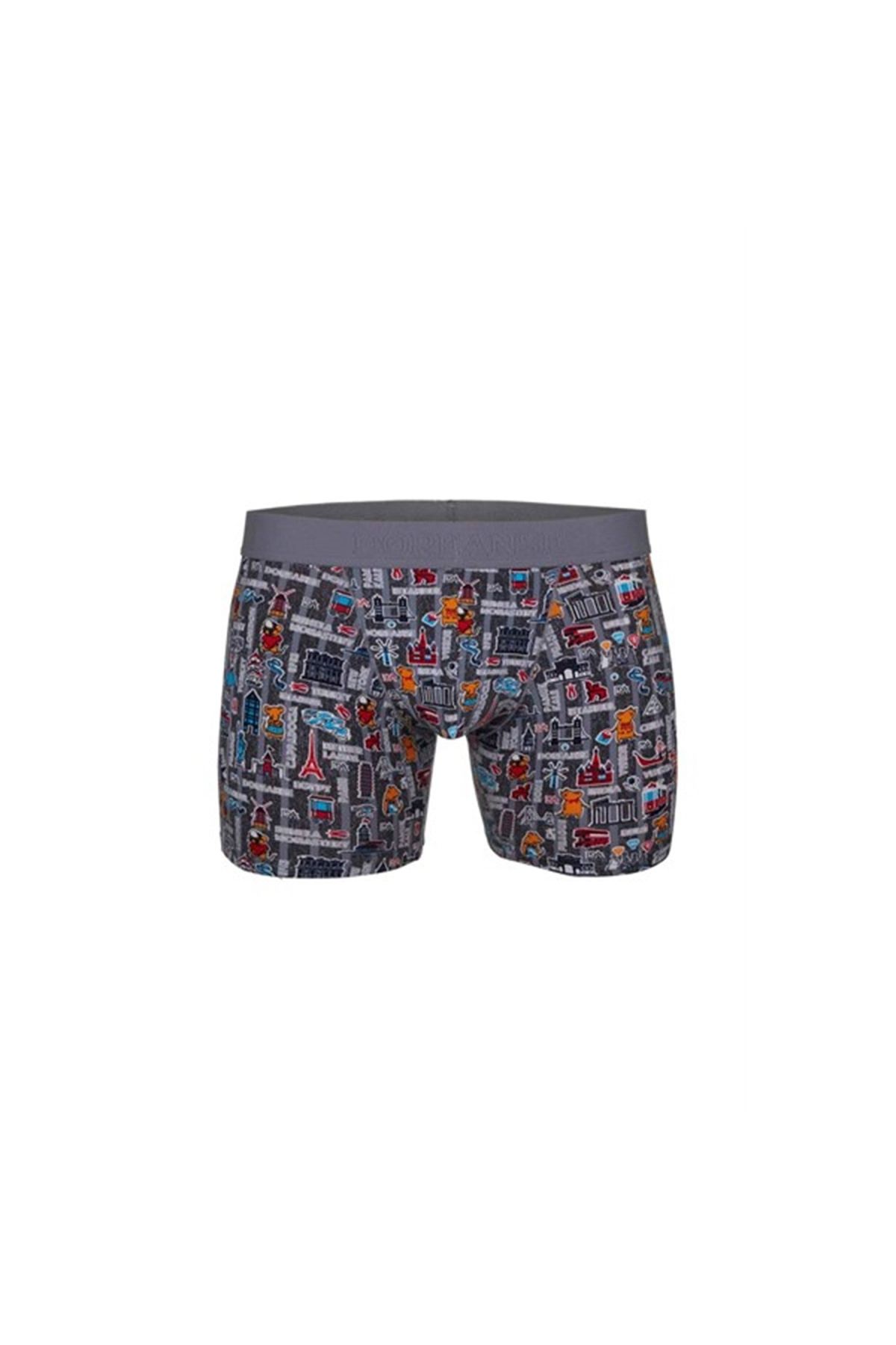 Narnuga Erkek Modal Baskılı Boxer 1816