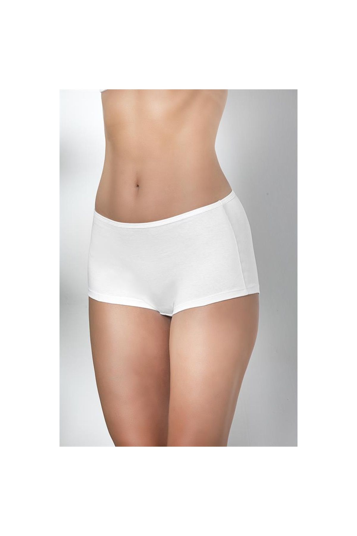 Narnuga Pamuklu Boxer Külot Beyaz (brf2963)