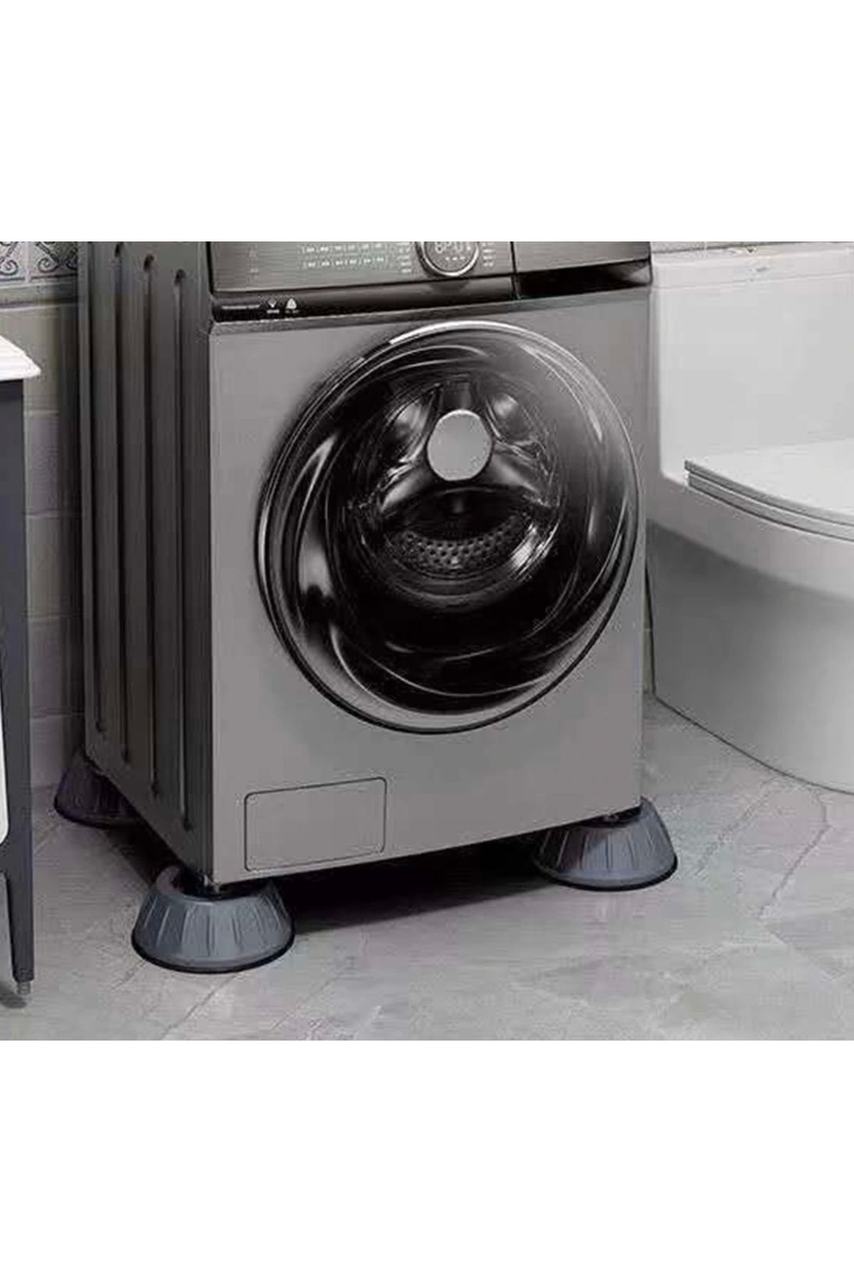 OurStyles Çamaşır Makinesi Kayma Ve Titreşim Engelleyici - Gürültü Emici Aparatlar 4 Lü Set