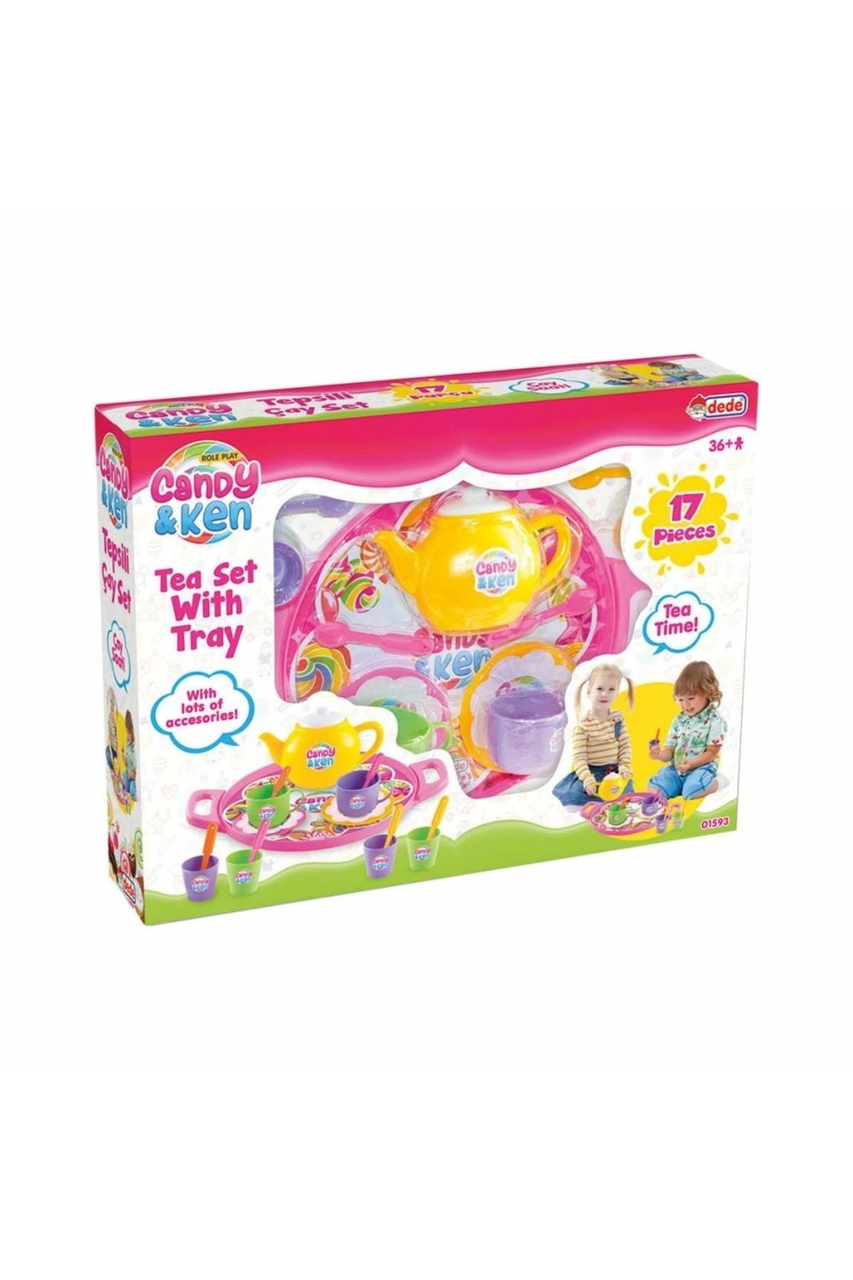 OurStyles 01593 CANDY TEPSİLİ ÇAY SET
