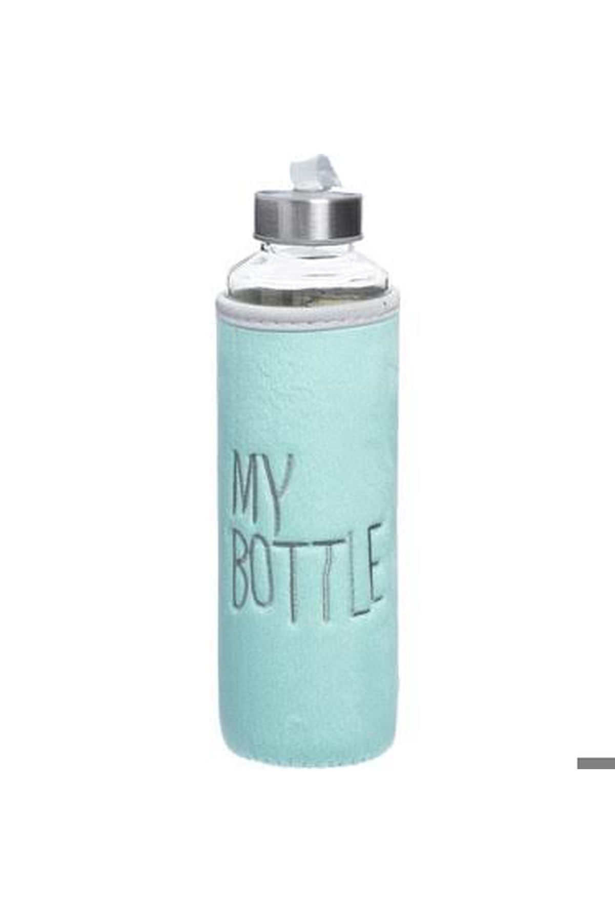 Hane216 Peluş Kılıflı Cam Matara 750 Ml