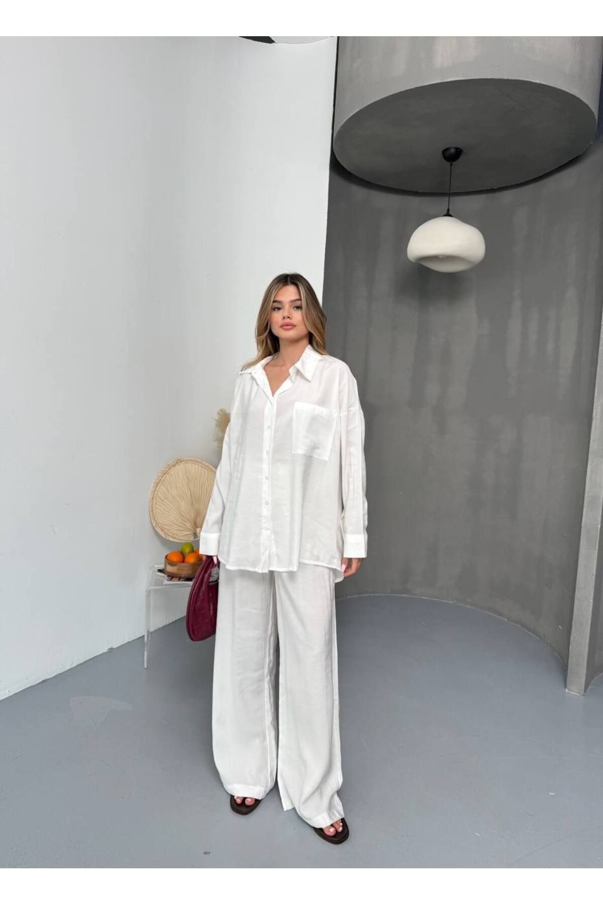 Castivo Fashion Düğmeli Salaş Takım