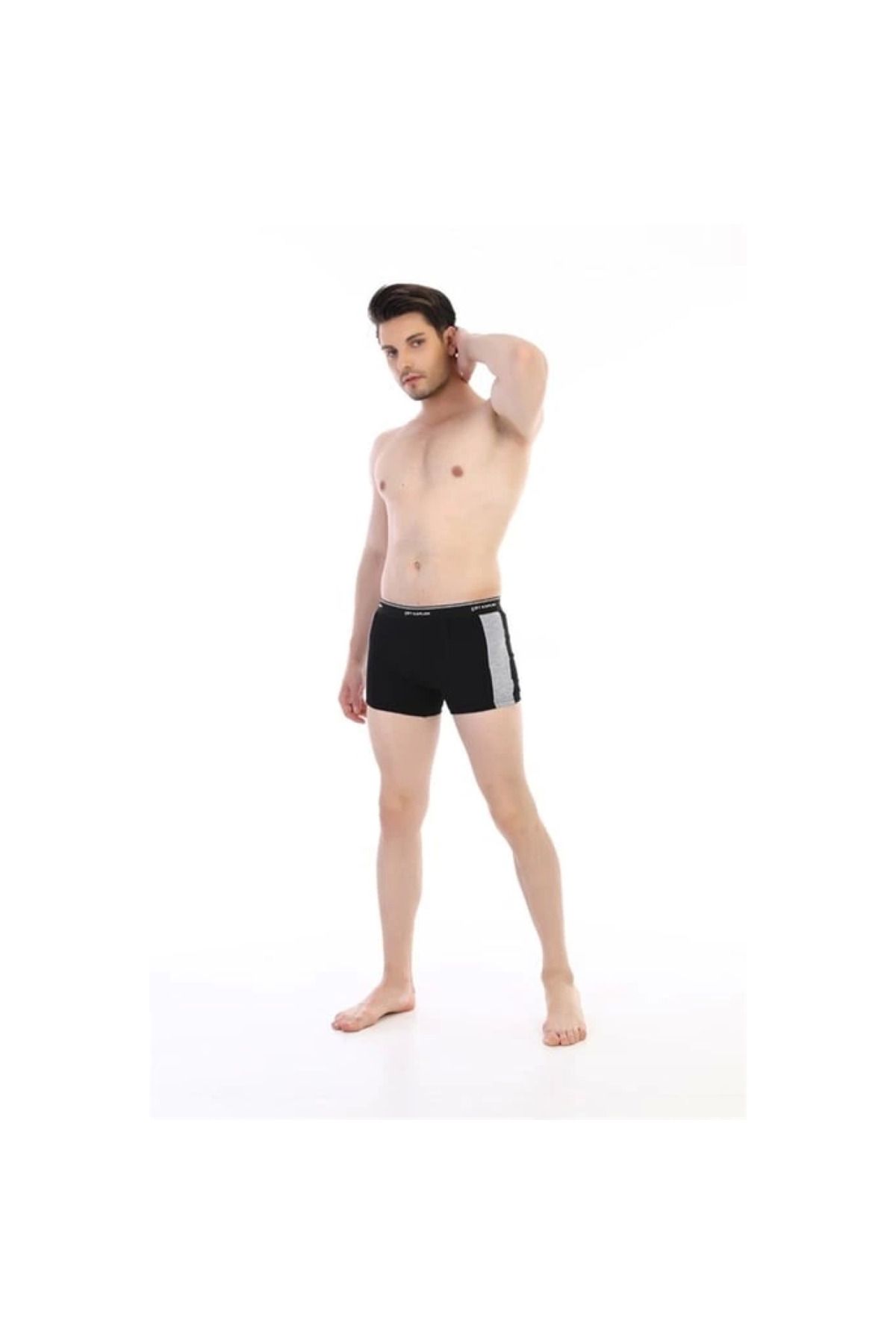 Narnuga Çift Kaplan 850 Biyeli Likralı Erkek Boxer