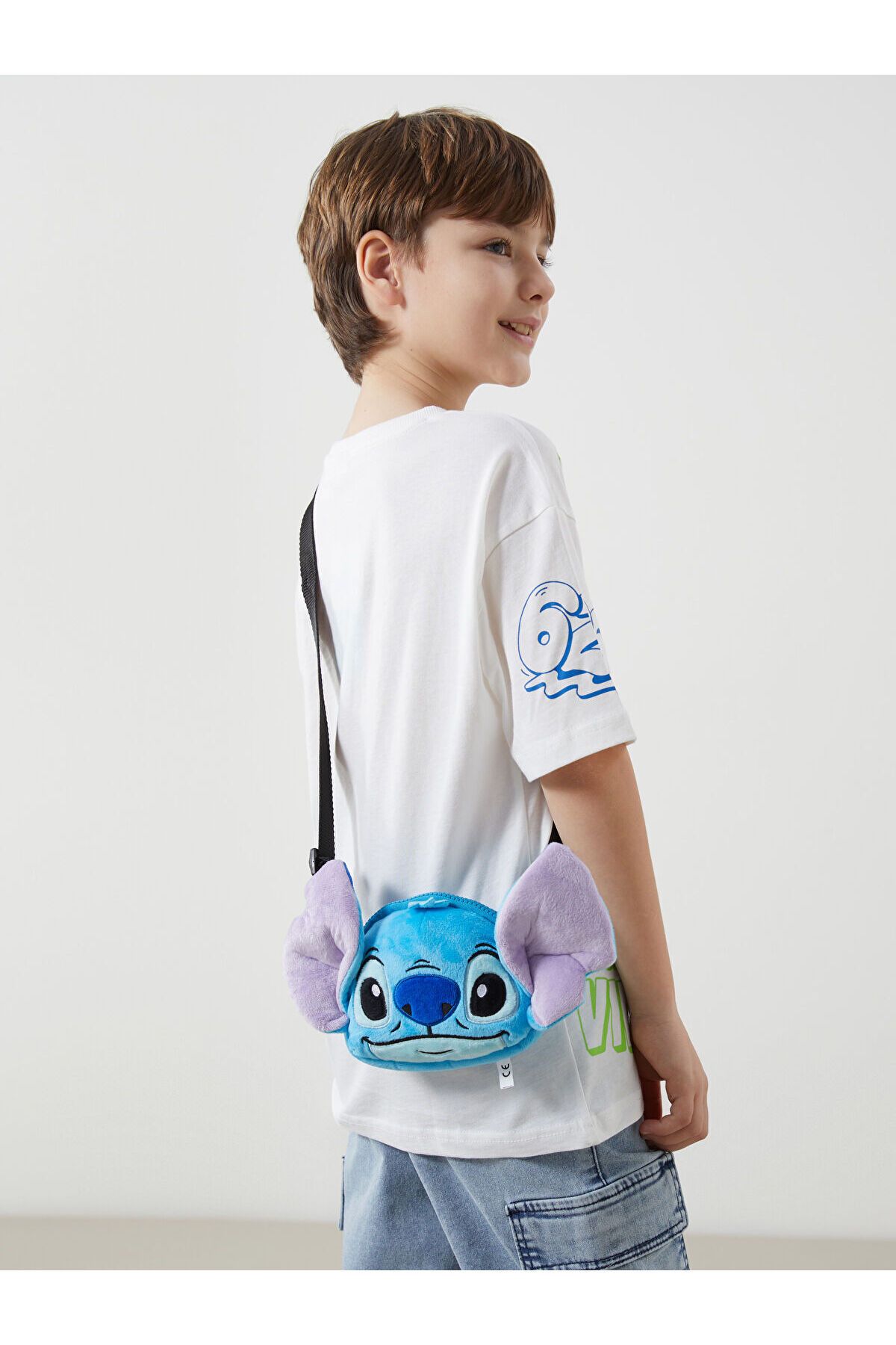 LC Waikiki Stitch Figürlü Erkek Çocuk Çapraz Çanta