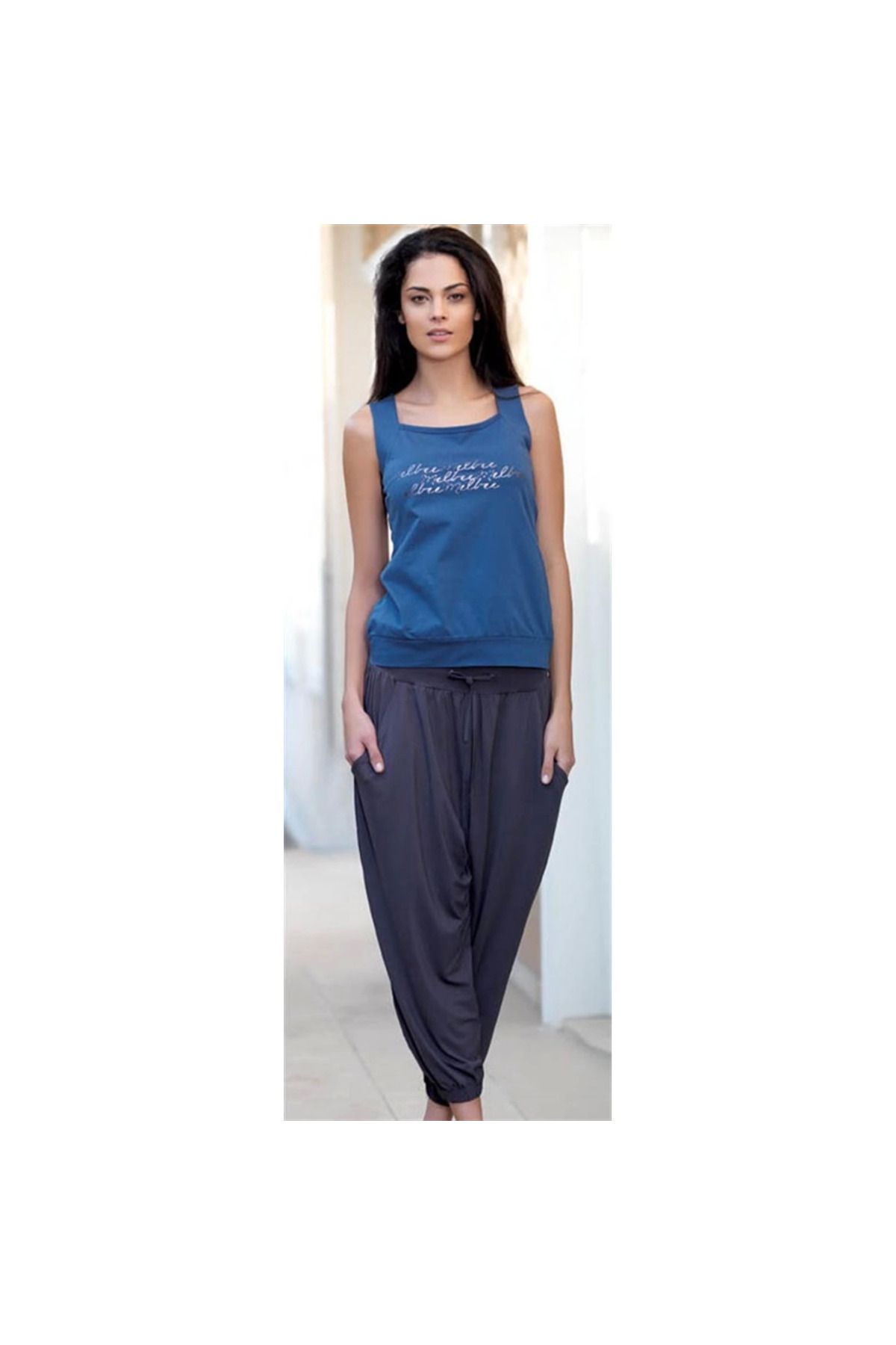 Narnuga Yazlık Poly Şalvarlı Pijama 21519