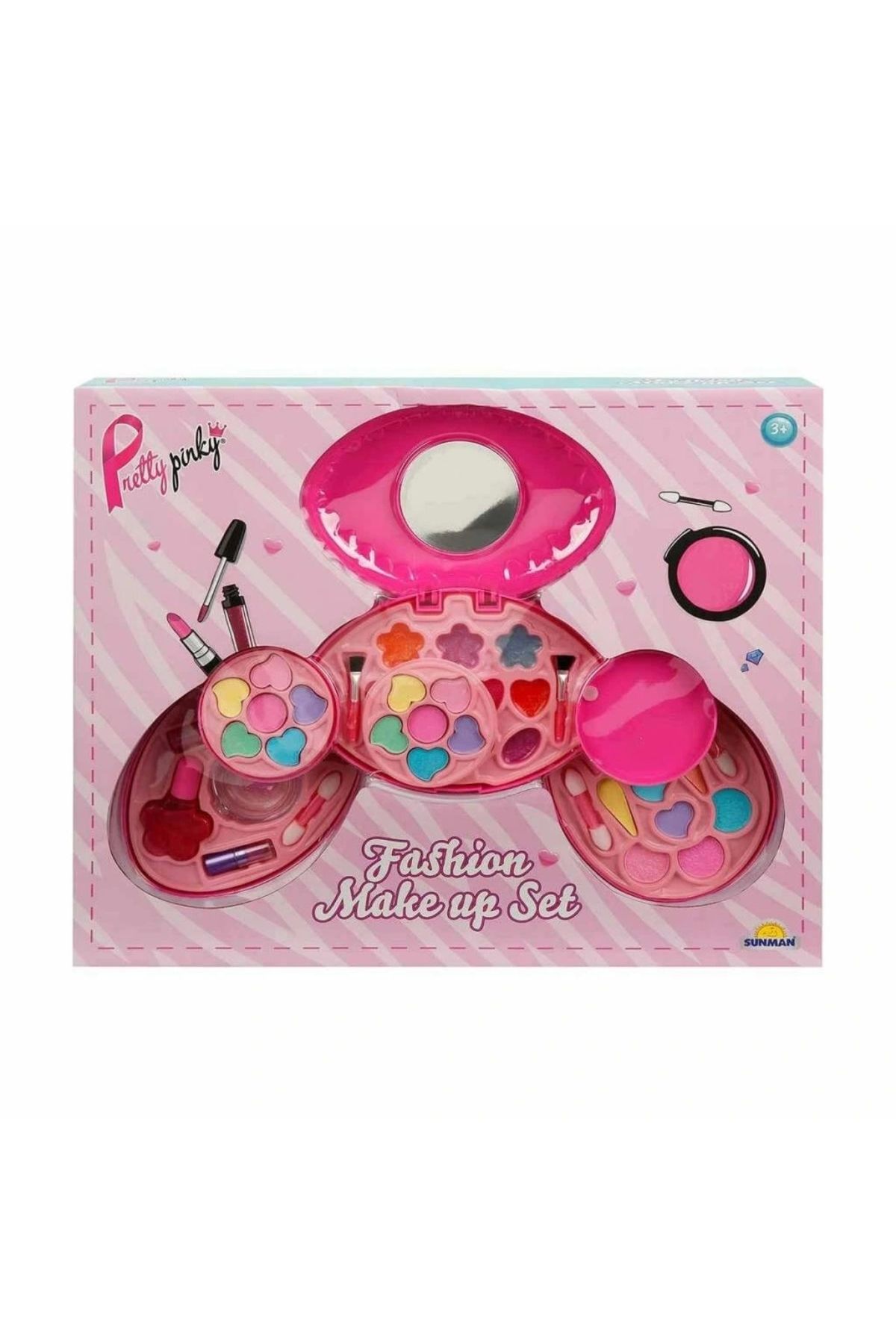 OurStyles 2604 Aynalı 5 Katlı Makyaj Güzellik Seti