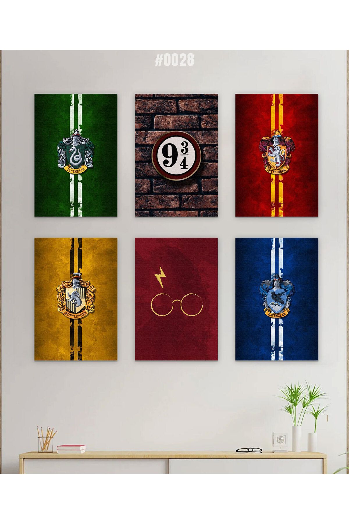 Plexit Harry Potter Baskılı Ahşap Mdf Tablo