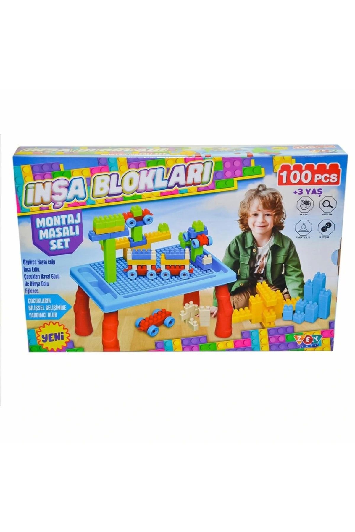OurStyles ZEY2031 İnşa Blokları Erkek Seti - Zey Toys