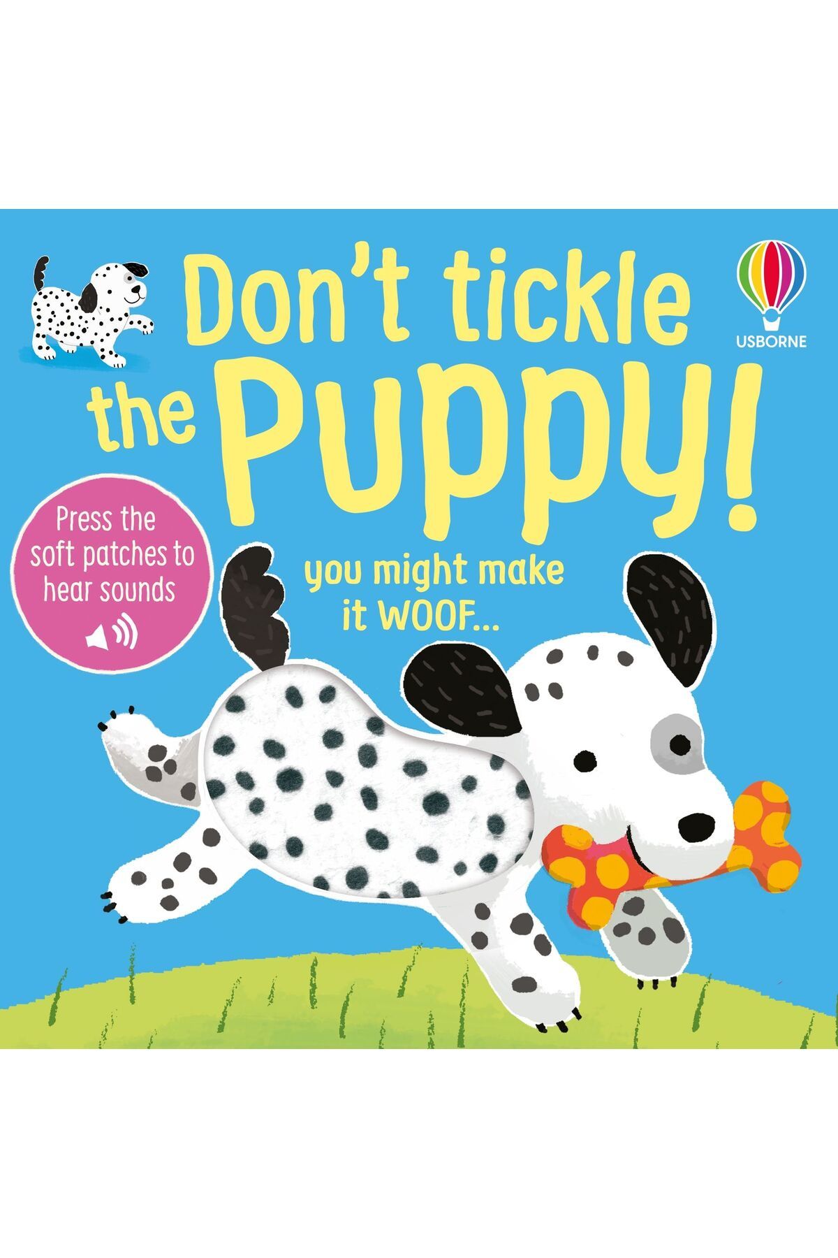 Usborne Carte senzorială - Nu gâdila cățelușul, Usborne, + 6 luni