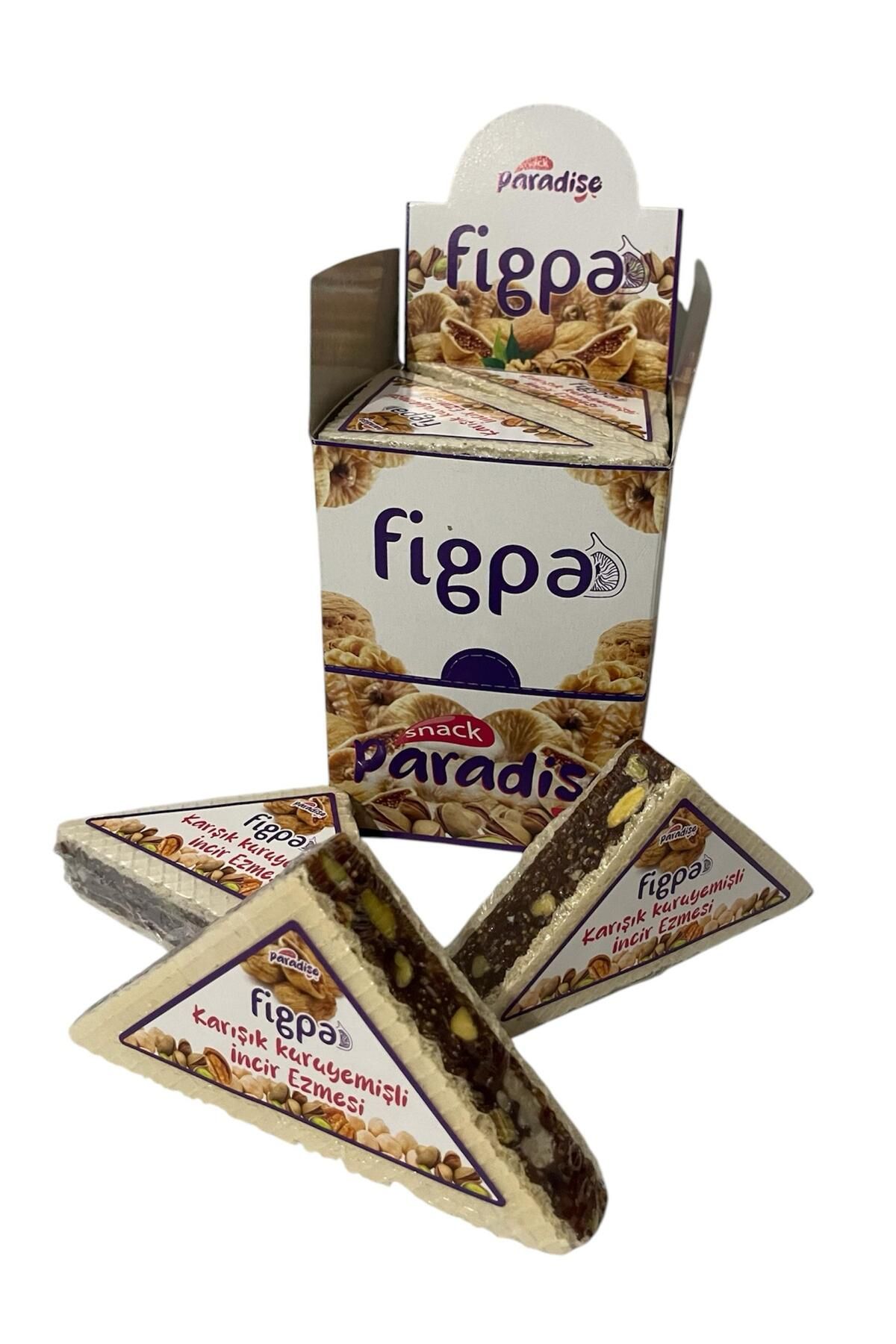 SNACK PARADISE FİGPA KARIŞIK KURUYEMİŞLİ GOFRET ARASI İNCİR EZMESİ 12X75GR