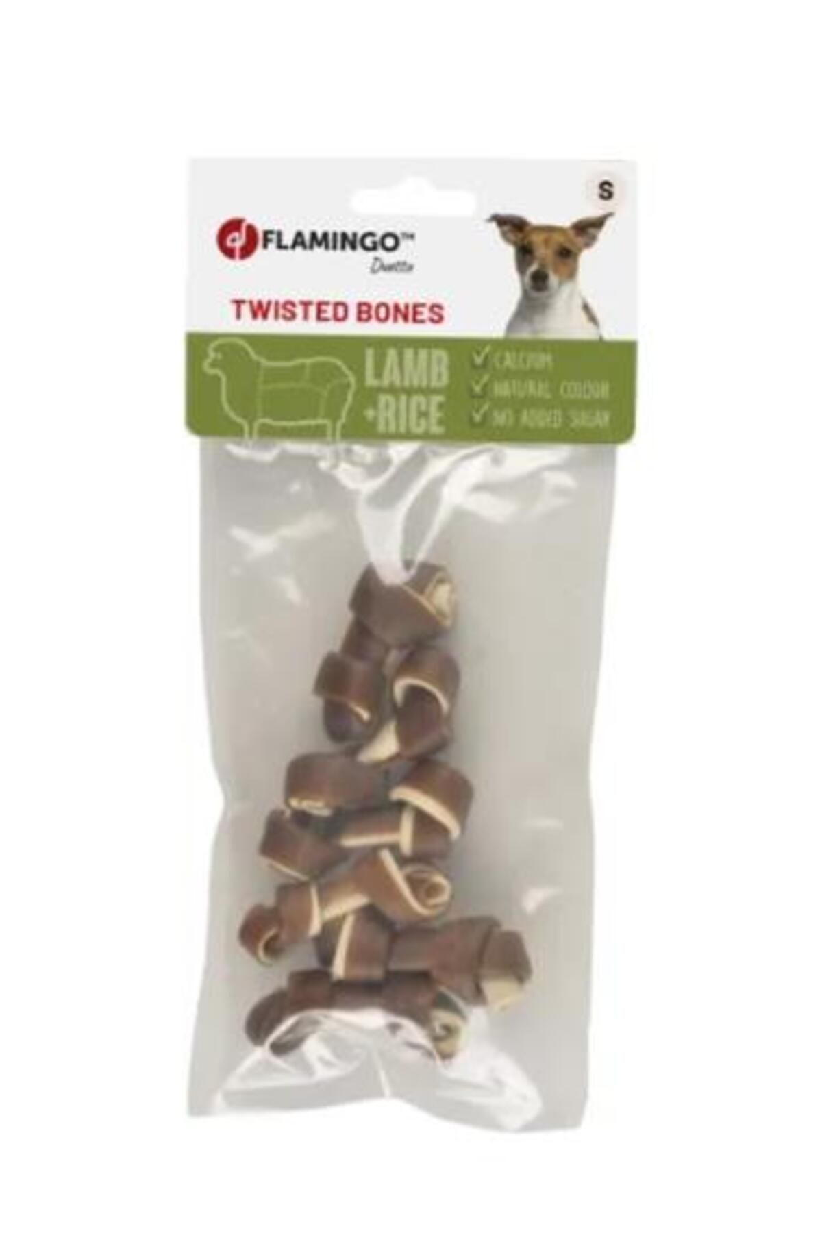 FLAMINGOO Flamingo Duetto Dental Kuzulu Kemik Köpek Ödül Maması 90 Gr 6'lı S