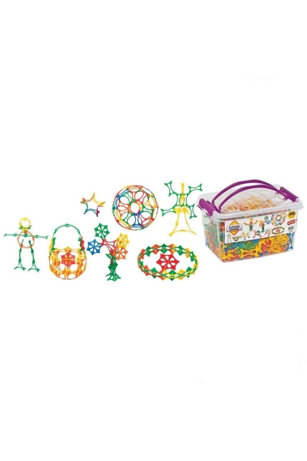 OurStyles Dede Kelebek Puzzle Box Eğitici Şekiller 480 Parça