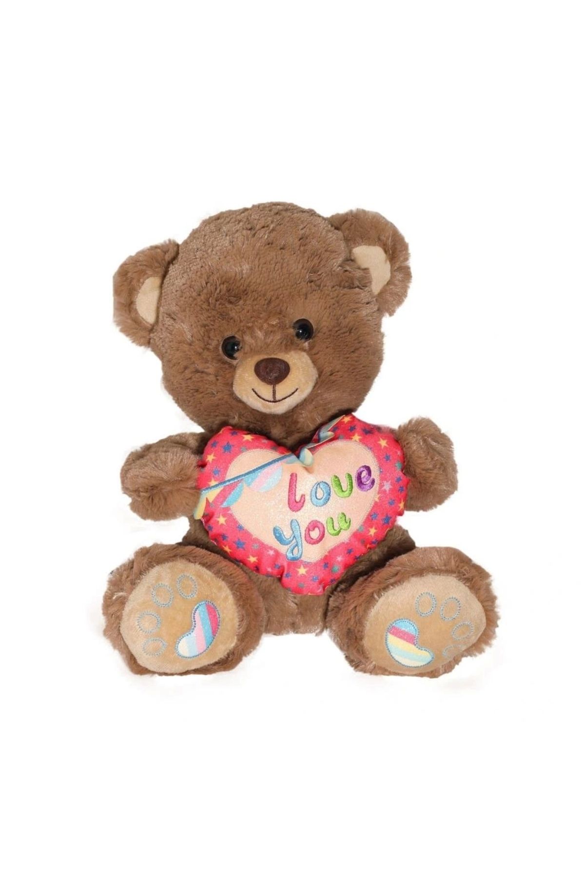 OurStyles PJH2324 Peluş Kalpli Ayı Love You 30 cm -Vardem