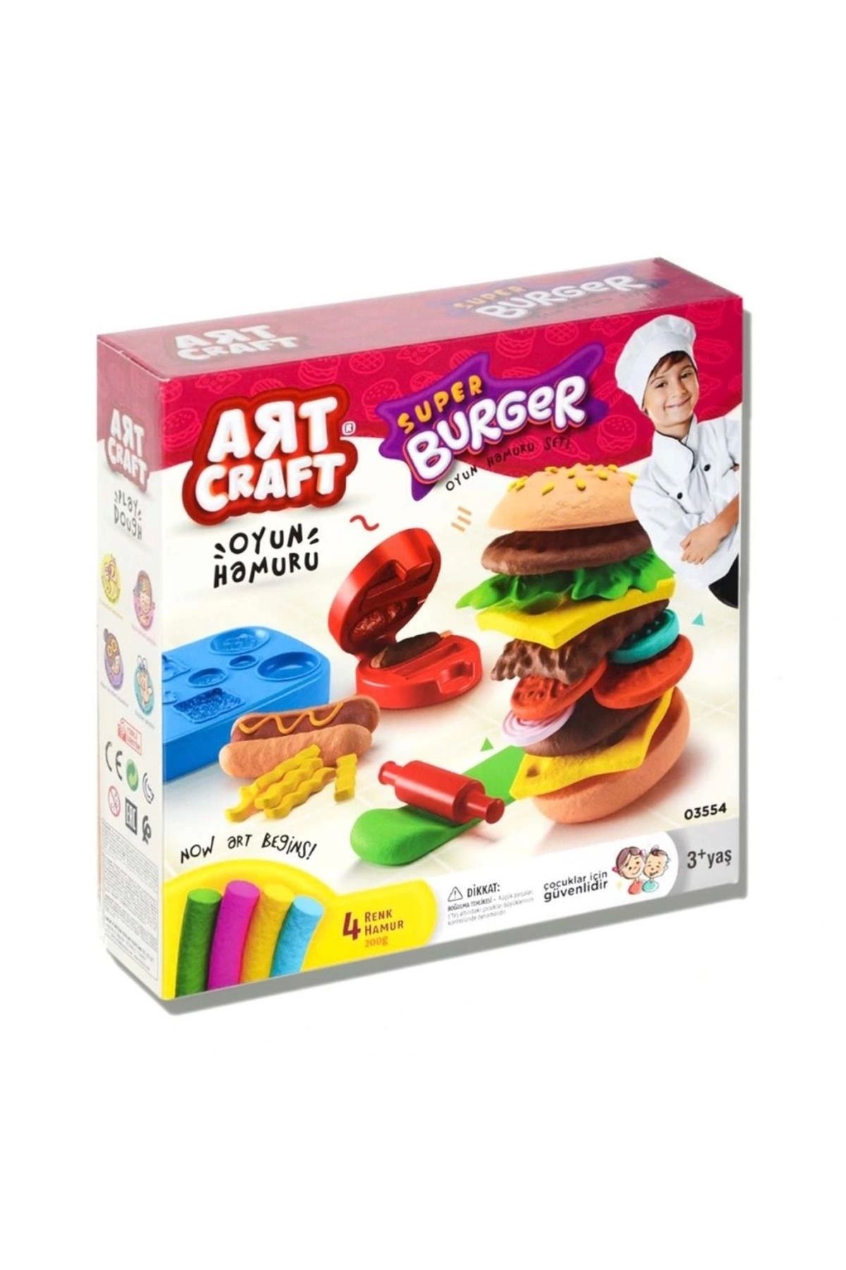 OurStyles Dede Hamburger Oyun Hamuru Seti