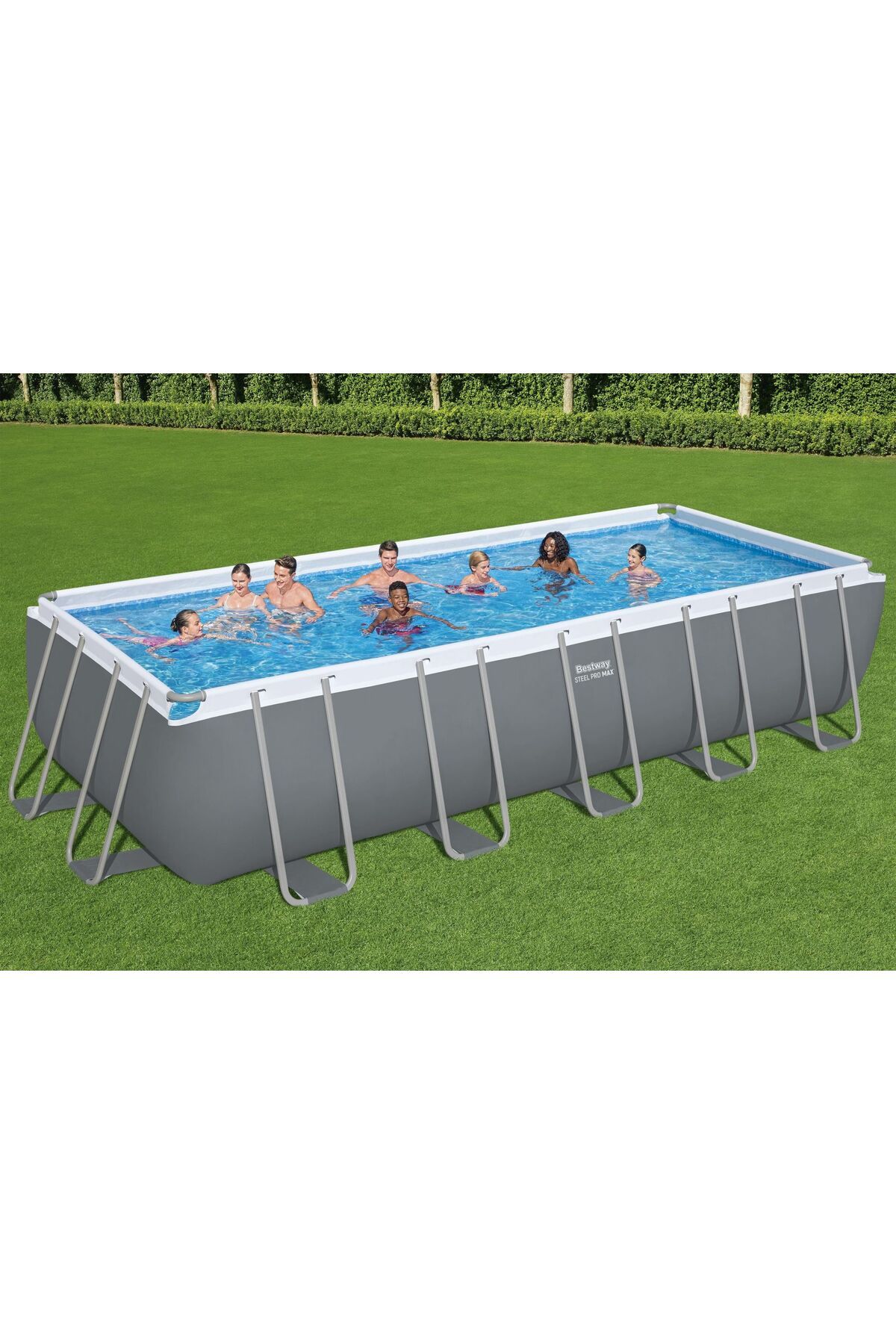 BESTWAY ® 5612b Power Steel™ Prefabrik Yer Üstü Havuz Seti 6,40 M X 2,74 M X 1,32 M