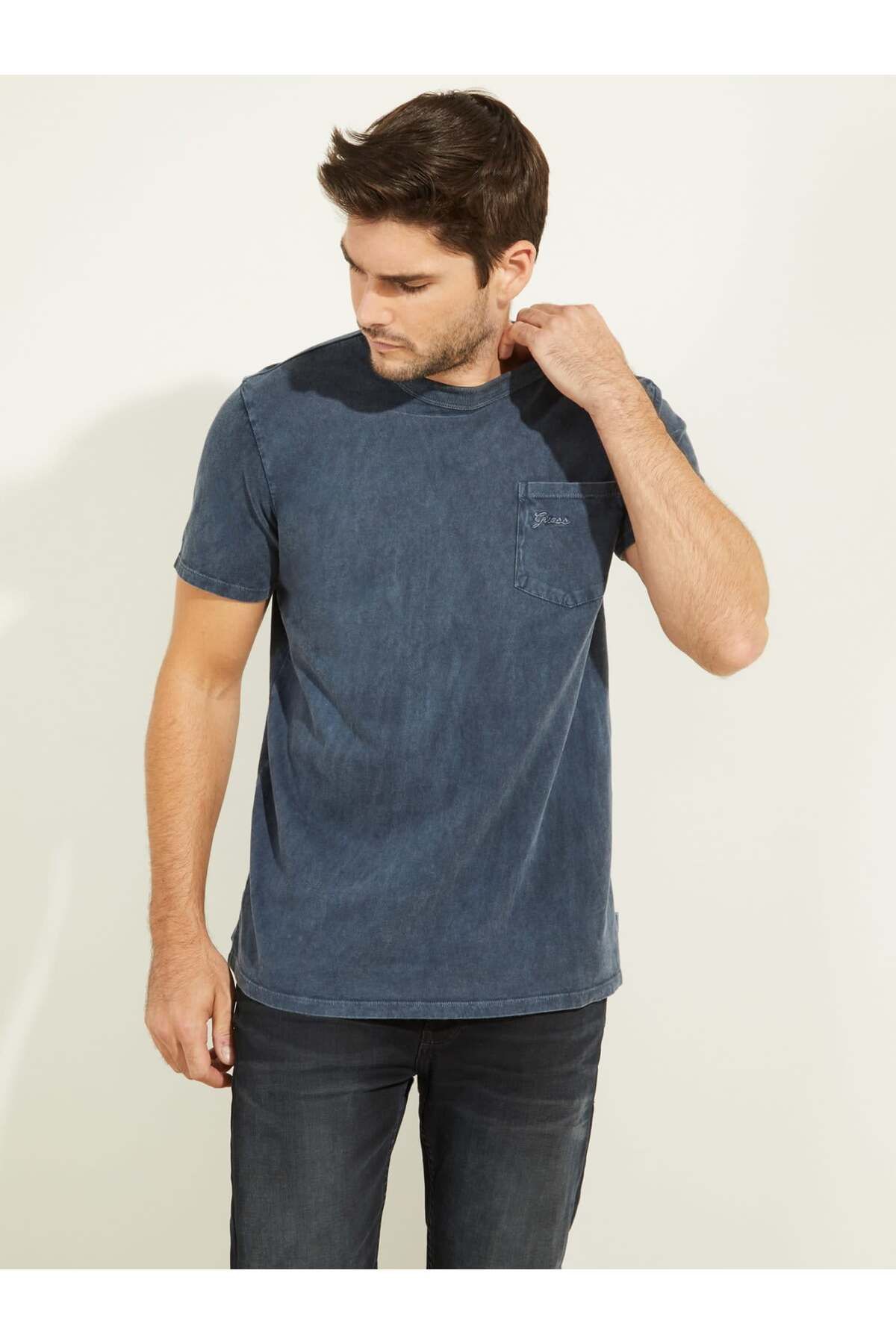 Guess Es Ss Sueded Erkek Regular Fit T-Shirt