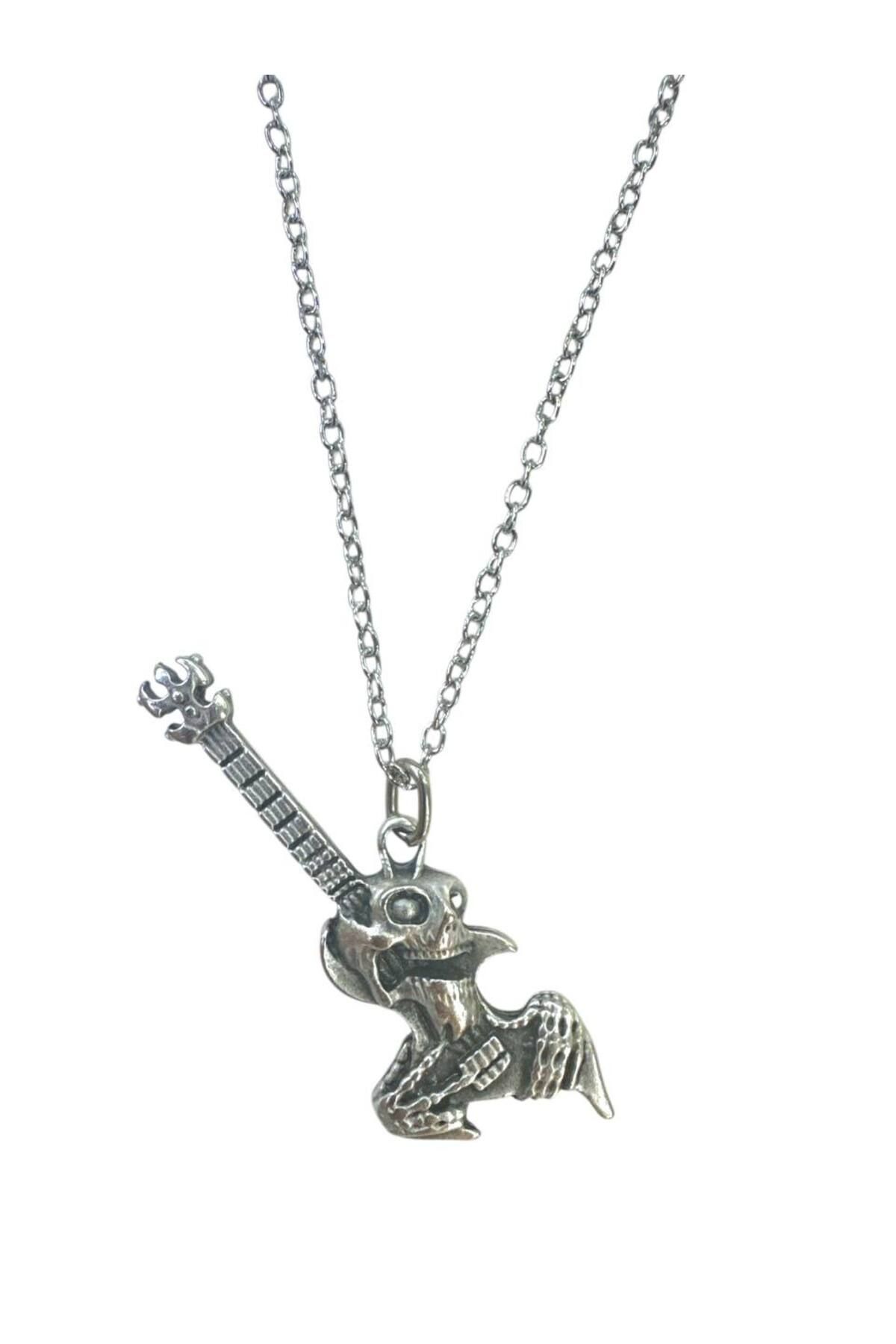 Herşey Nota OttoMan Rock’n Roll Tarzı Metal Kolye – Unisex -60 cm Zincir