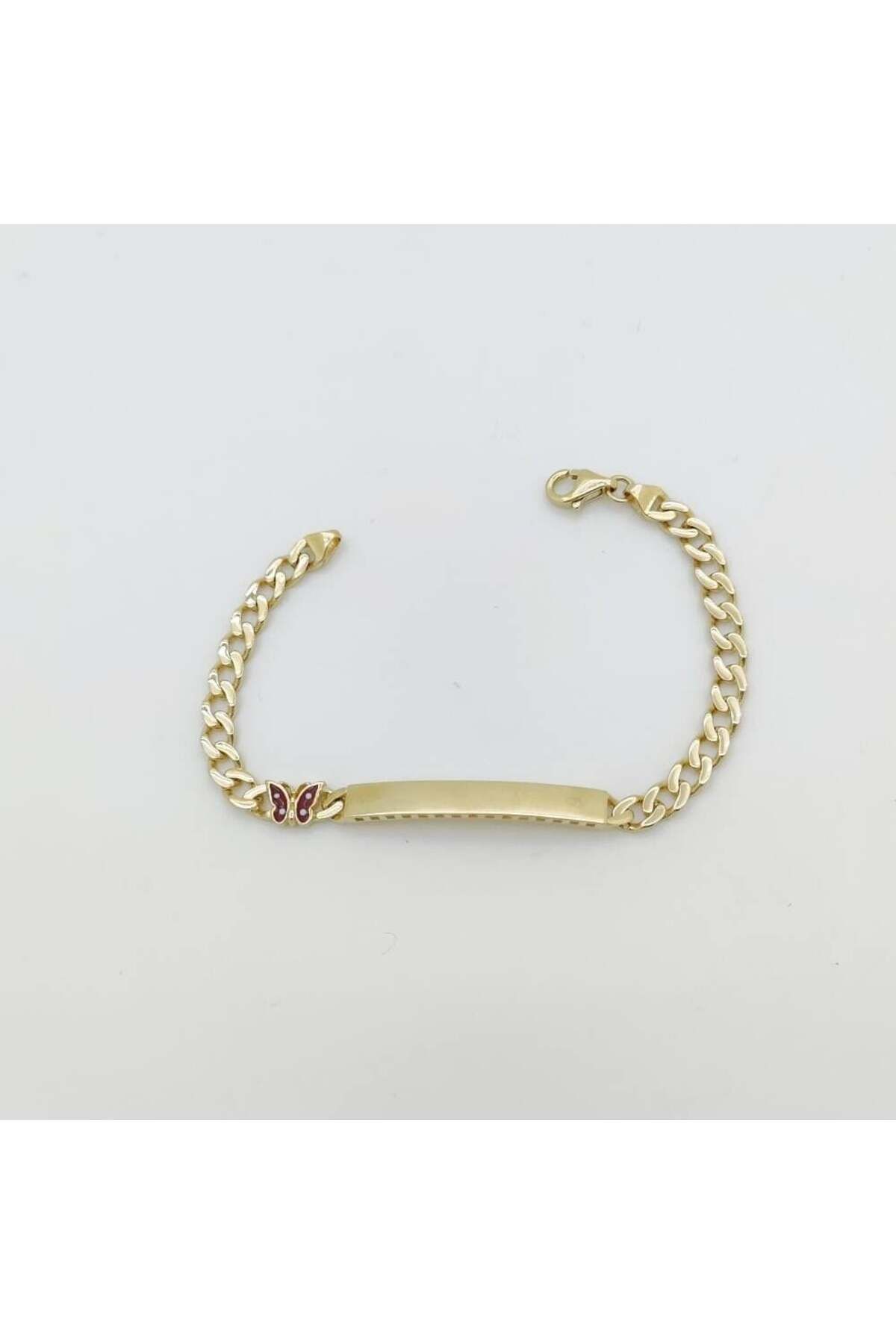 byBurak GOLD Kelebekli Çocuk Künye – BLK0943