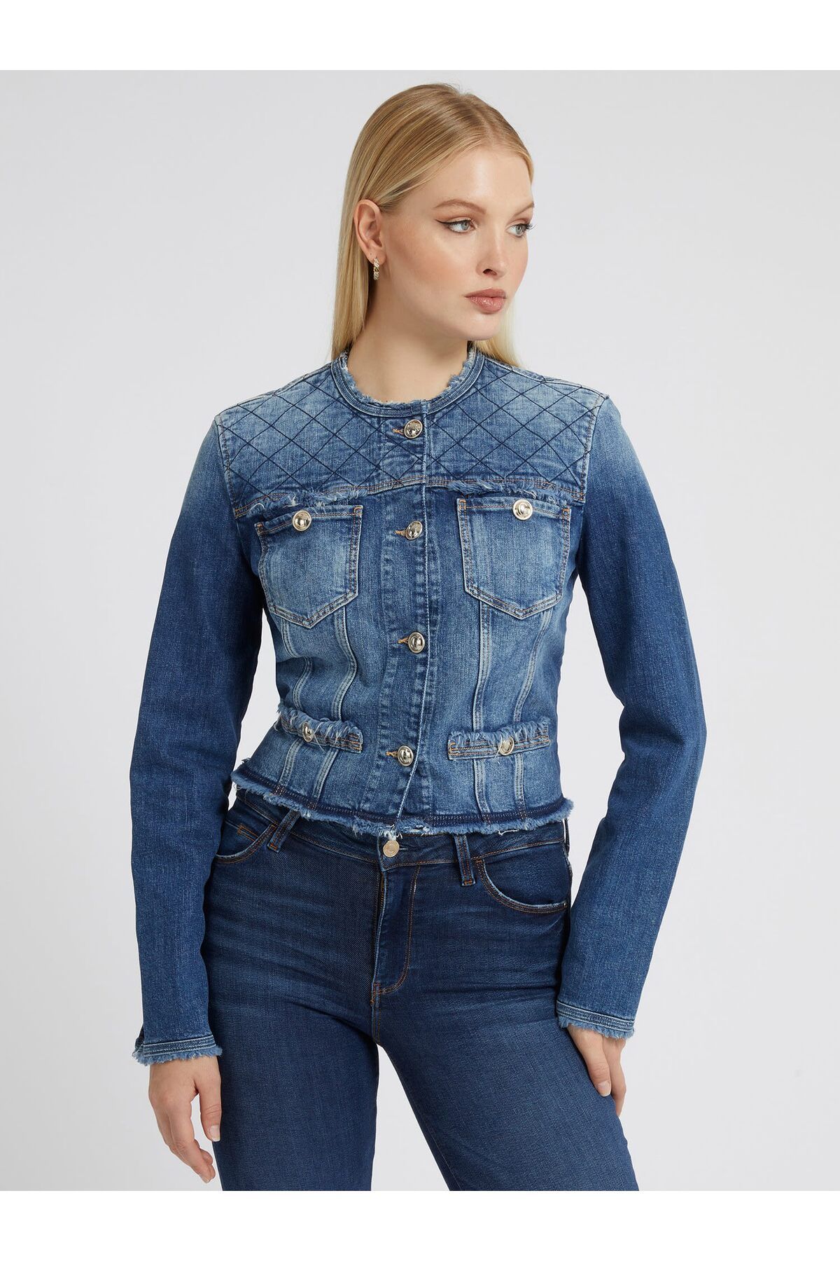 Guess Layla Kadın Denim Ceket